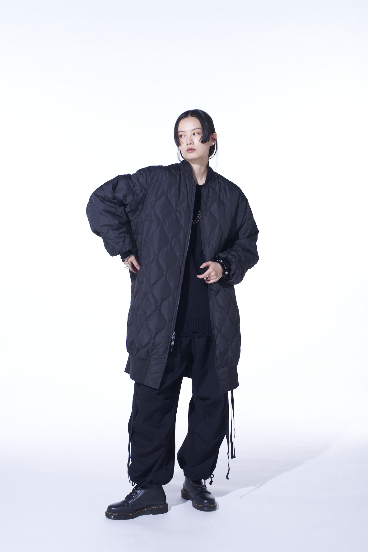 【11/21 12:00 Release】【S'YTE X TAION】QUILTED DOWN REVERSIBLE LONG MA-1