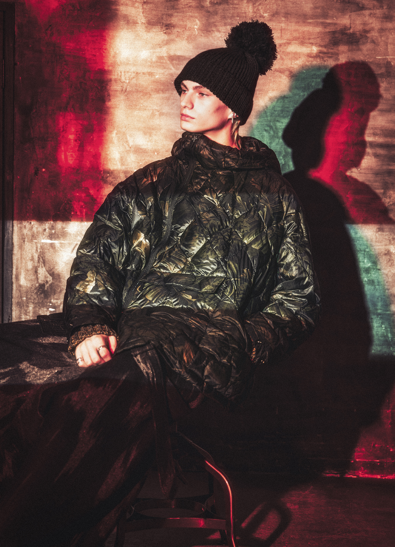 【11/21 12:00 Release】【S'YTE X TAION】DAHLIA CAMOUFLAGE QUILTED DOWN PARKA