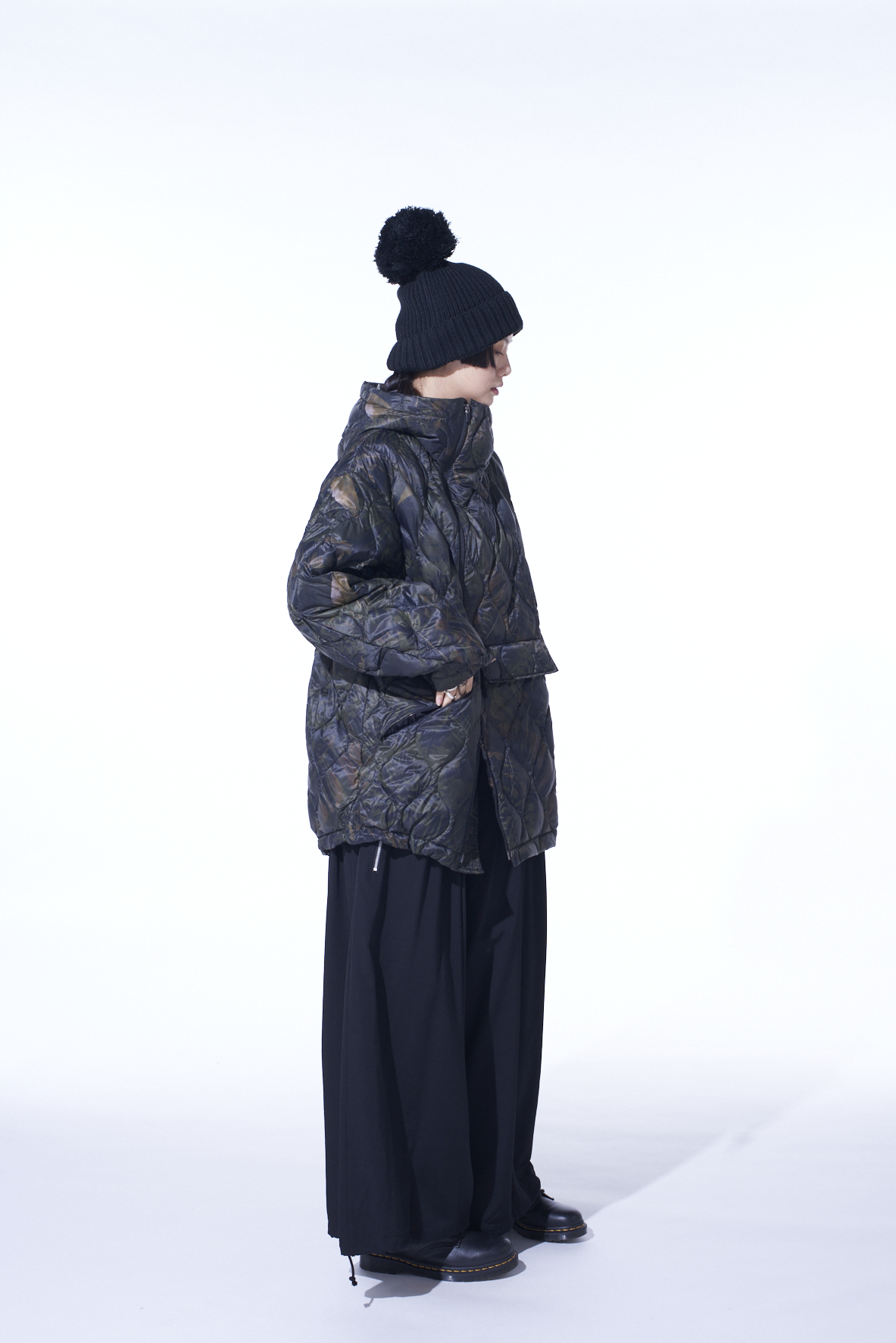 【11/21 12:00 Release】【S'YTE X TAION】DAHLIA CAMOUFLAGE QUILTED DOWN PARKA