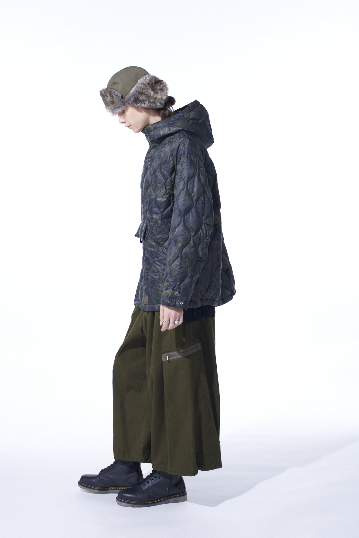 【11/21 12:00 Release】【S'YTE X TAION】DAHLIA CAMOUFLAGE QUILTED DOWN PARKA