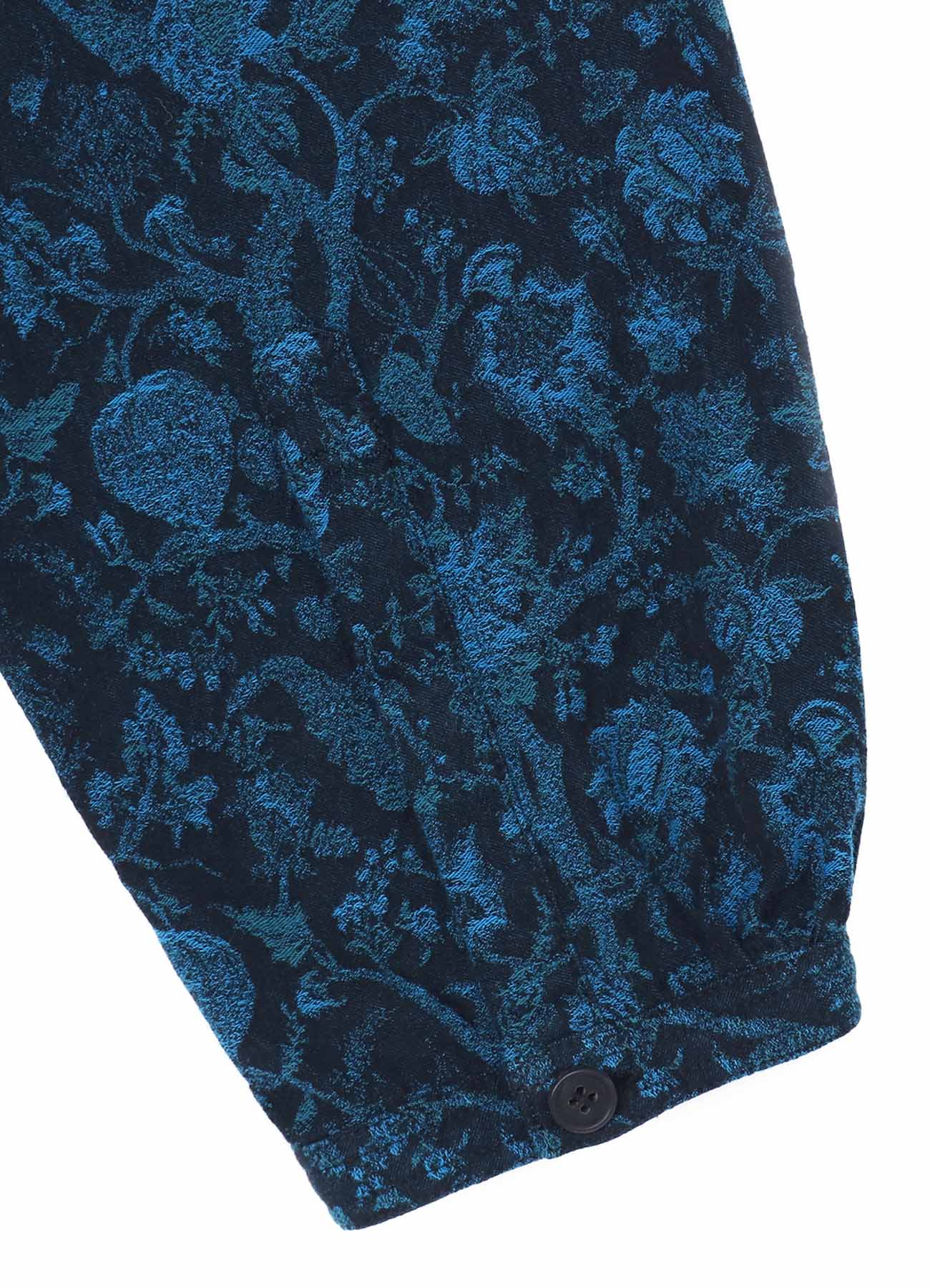 Thorny Pattern Jacquard Tassel Shirt