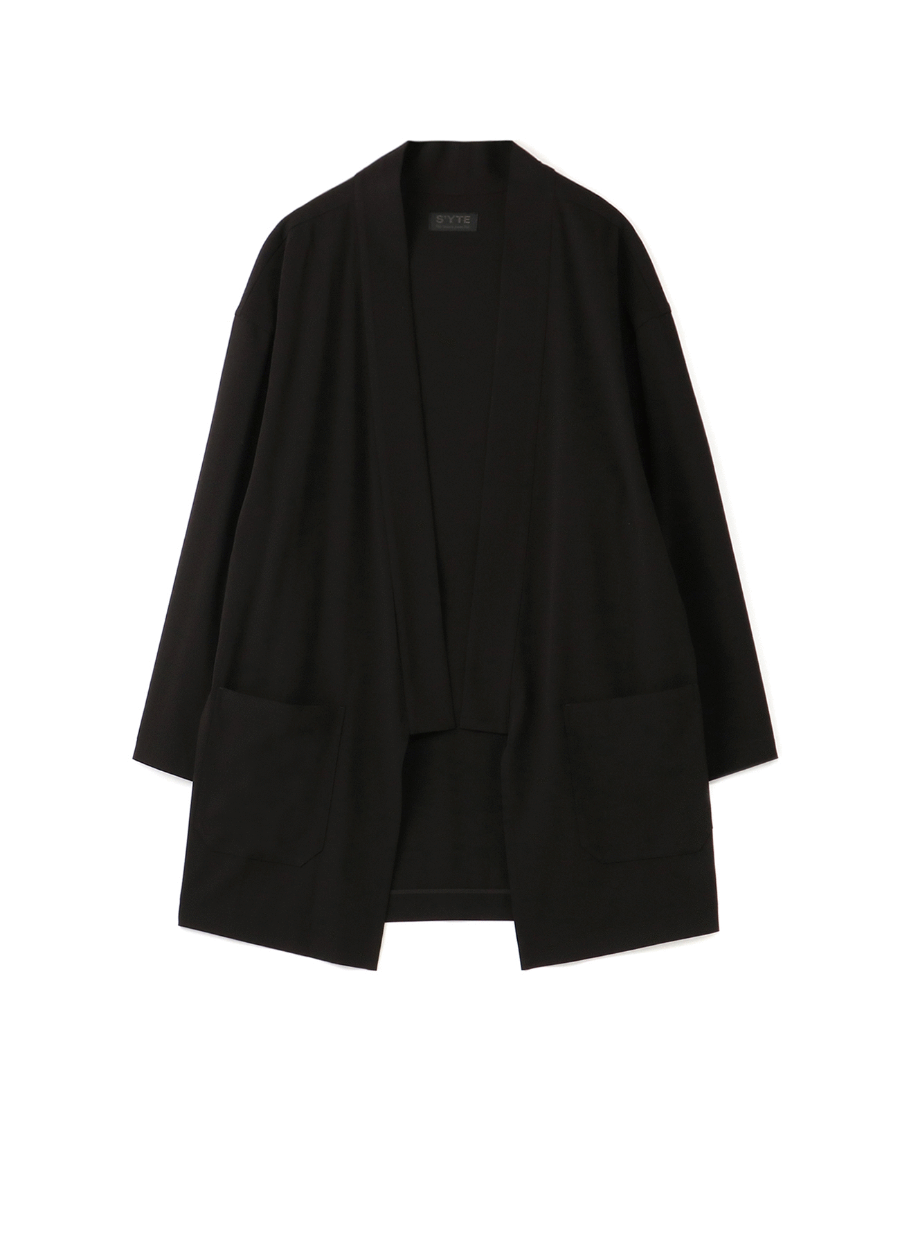 Pe/Rayon Gabardine Stretch Kimono Haori Jacket