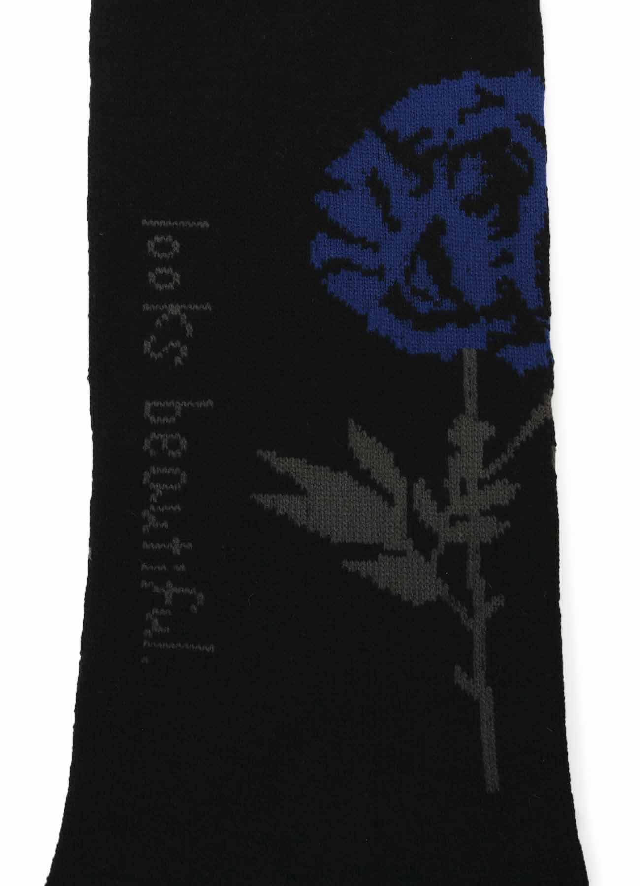 Cotton Plain Stitch「Moment When a Flower Looks Beautiful」Socks