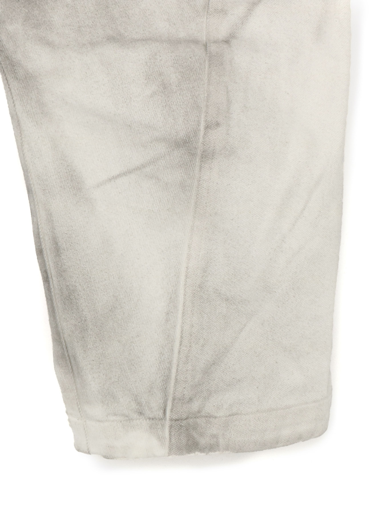 Cotton Thick Twill Aging Slim Sarouel Pants