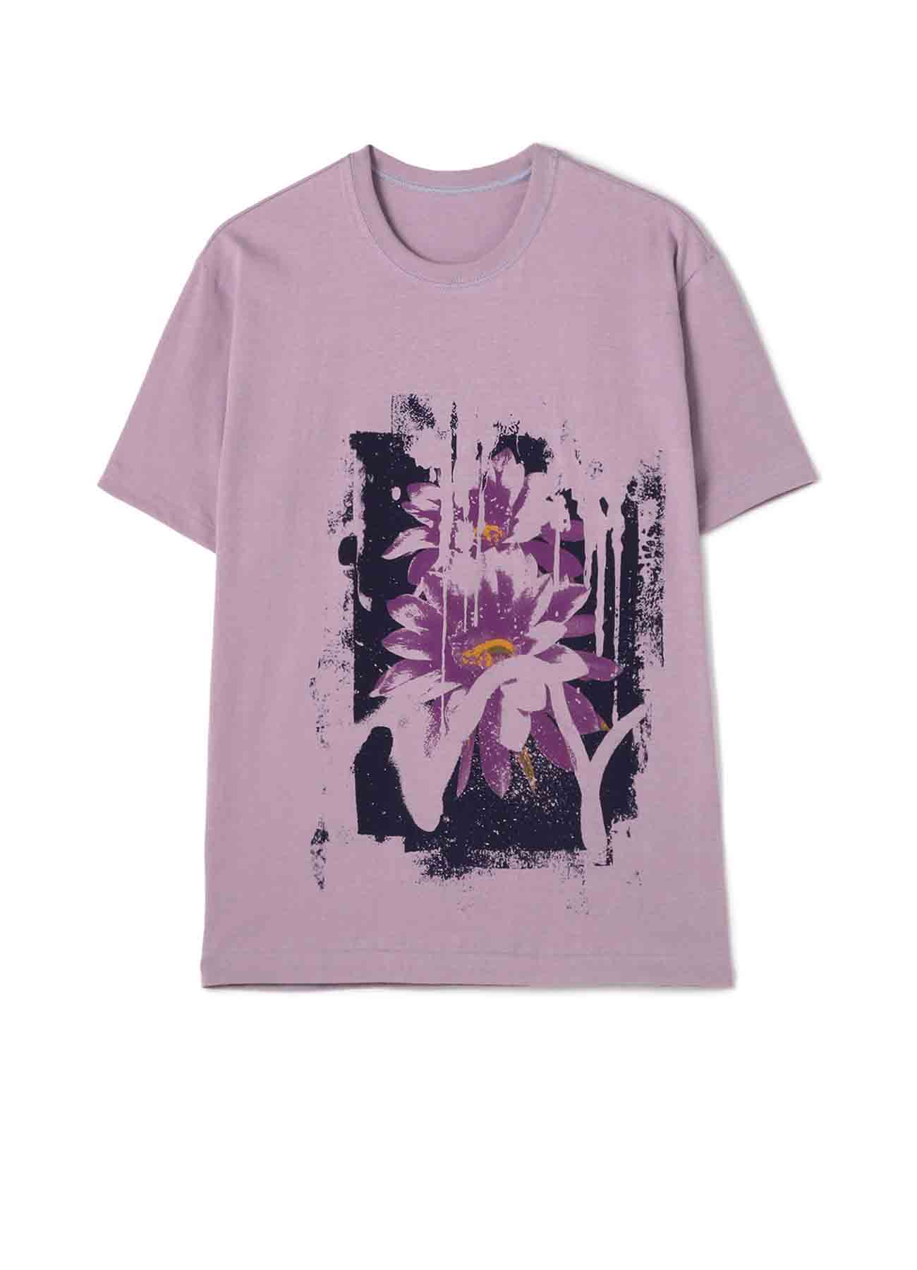 20/Cotton Jersey Iris Flower T-shirt