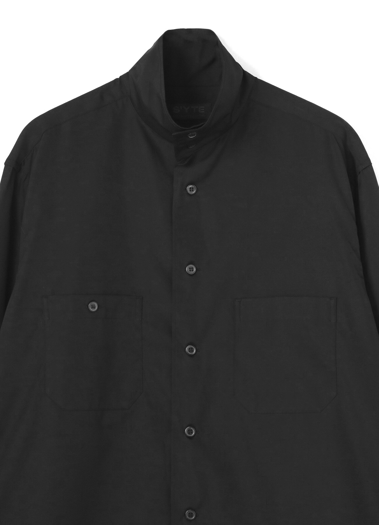 100/2 Broad Double Pocket Chin Collar Shirt