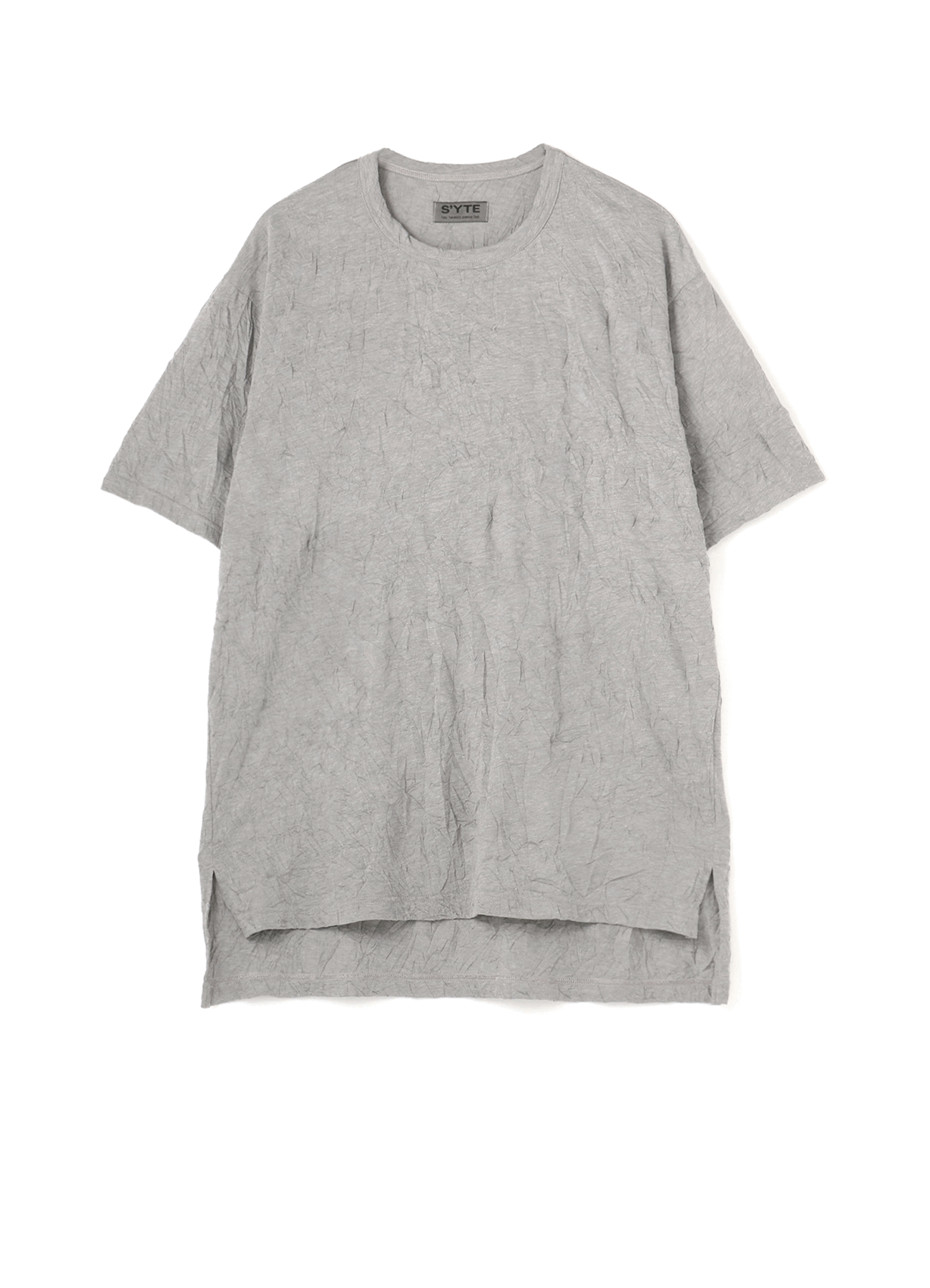 30/-T/C Jersey Catch Washer Loose-fitting Silhouette T-shirt