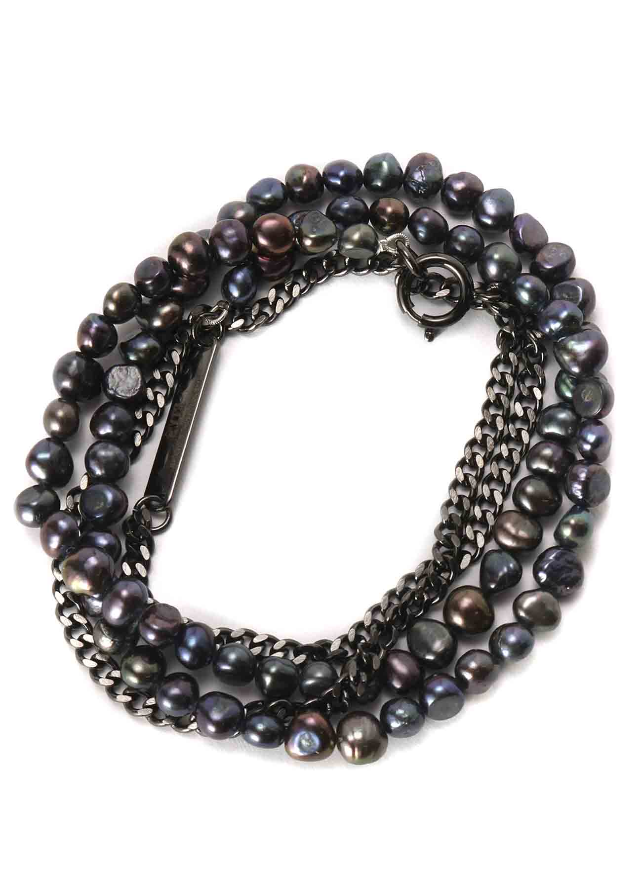 FRESH WATER BLACK PEARL NECKLACE