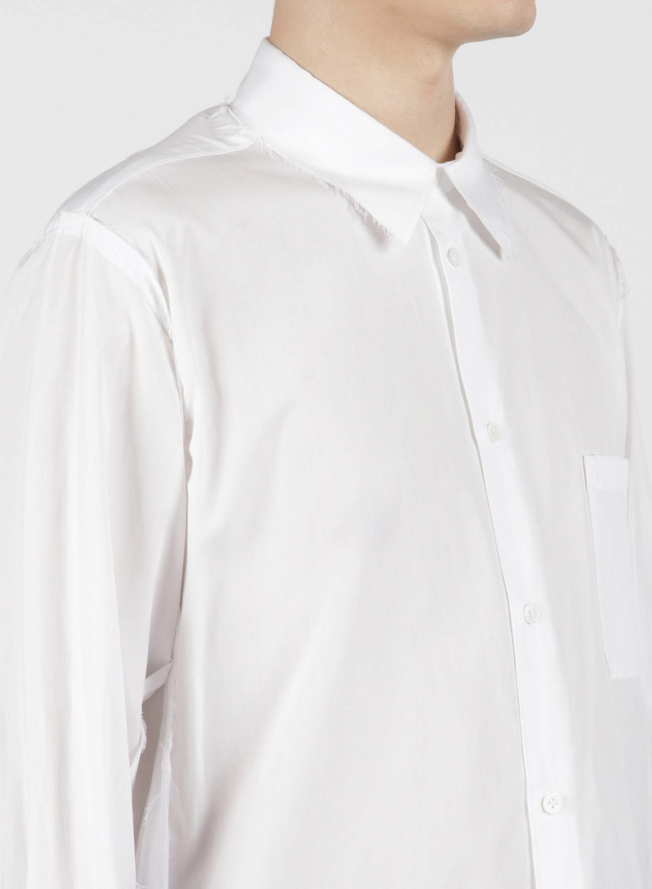 100/2 Broad Regular Collar Cut Off Shirt