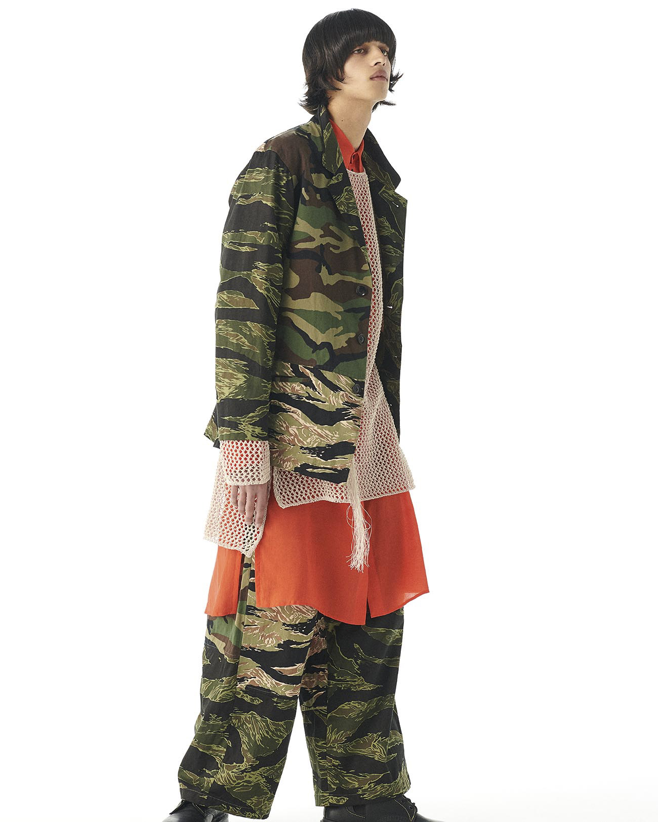 CRAZY CAMOUFLAGE 3BS TAILORED SHIRT JACKET