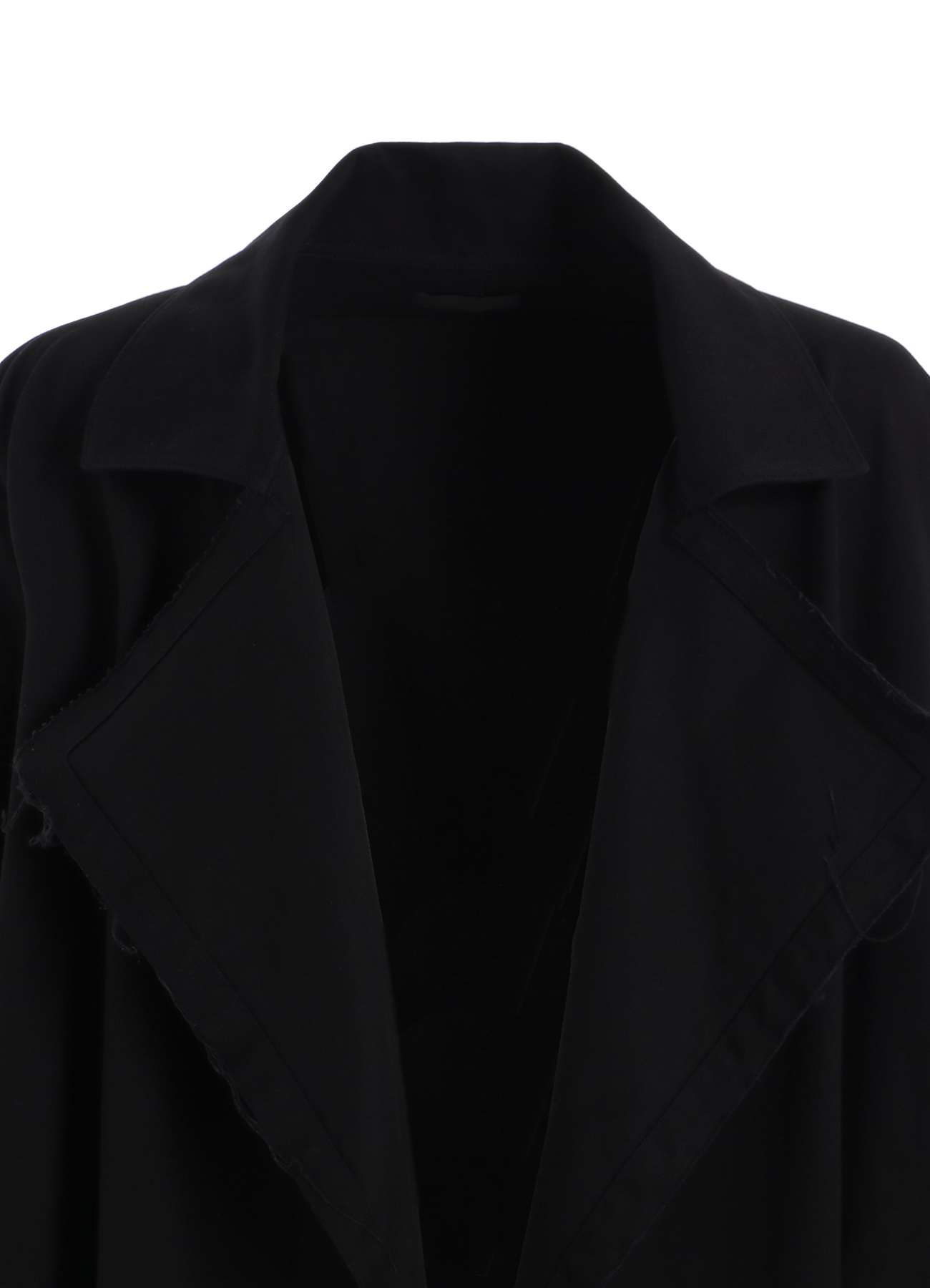 COTTON DRILL CUT-OUT DRAPE COAT