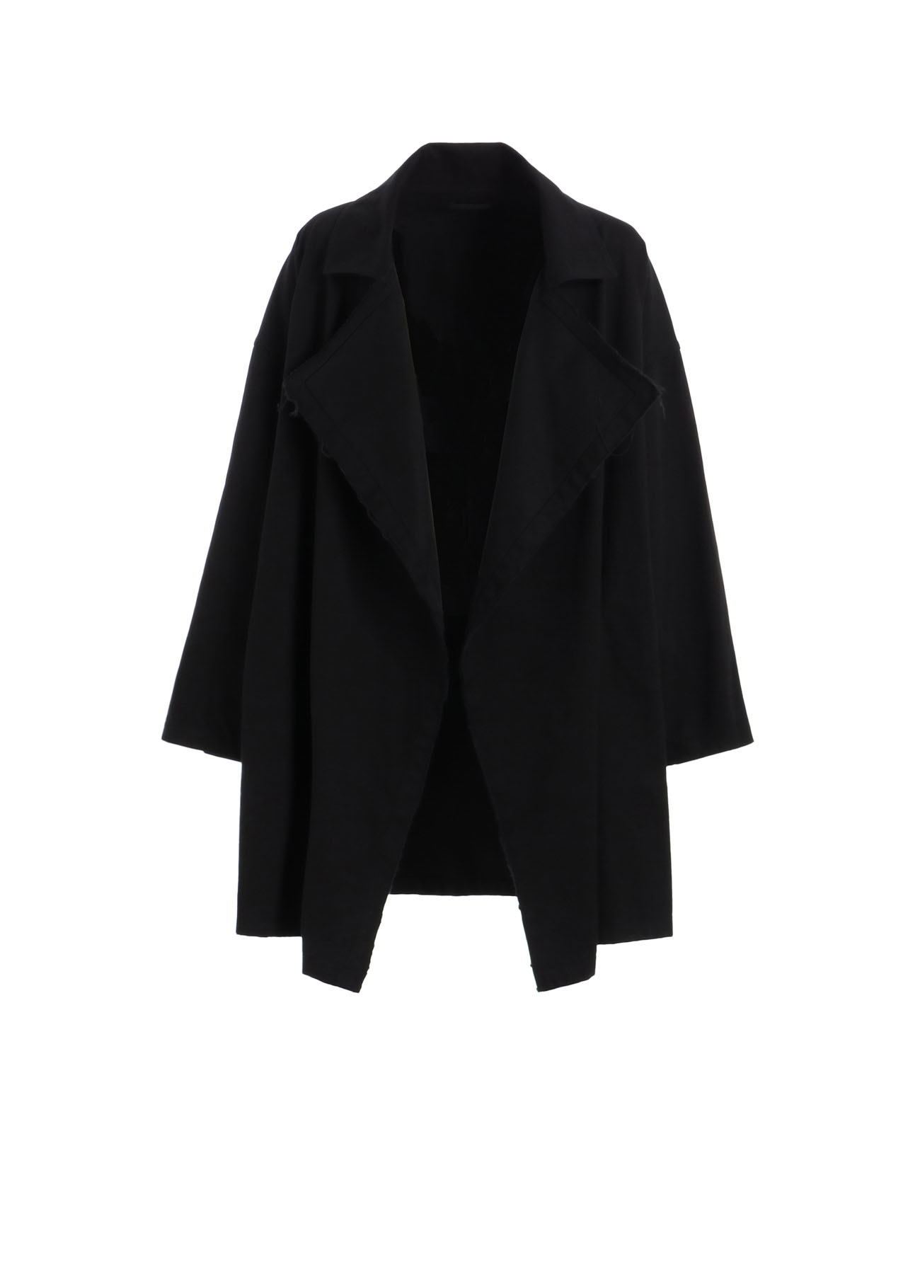 COTTON DRILL CUT-OUT DRAPE COAT