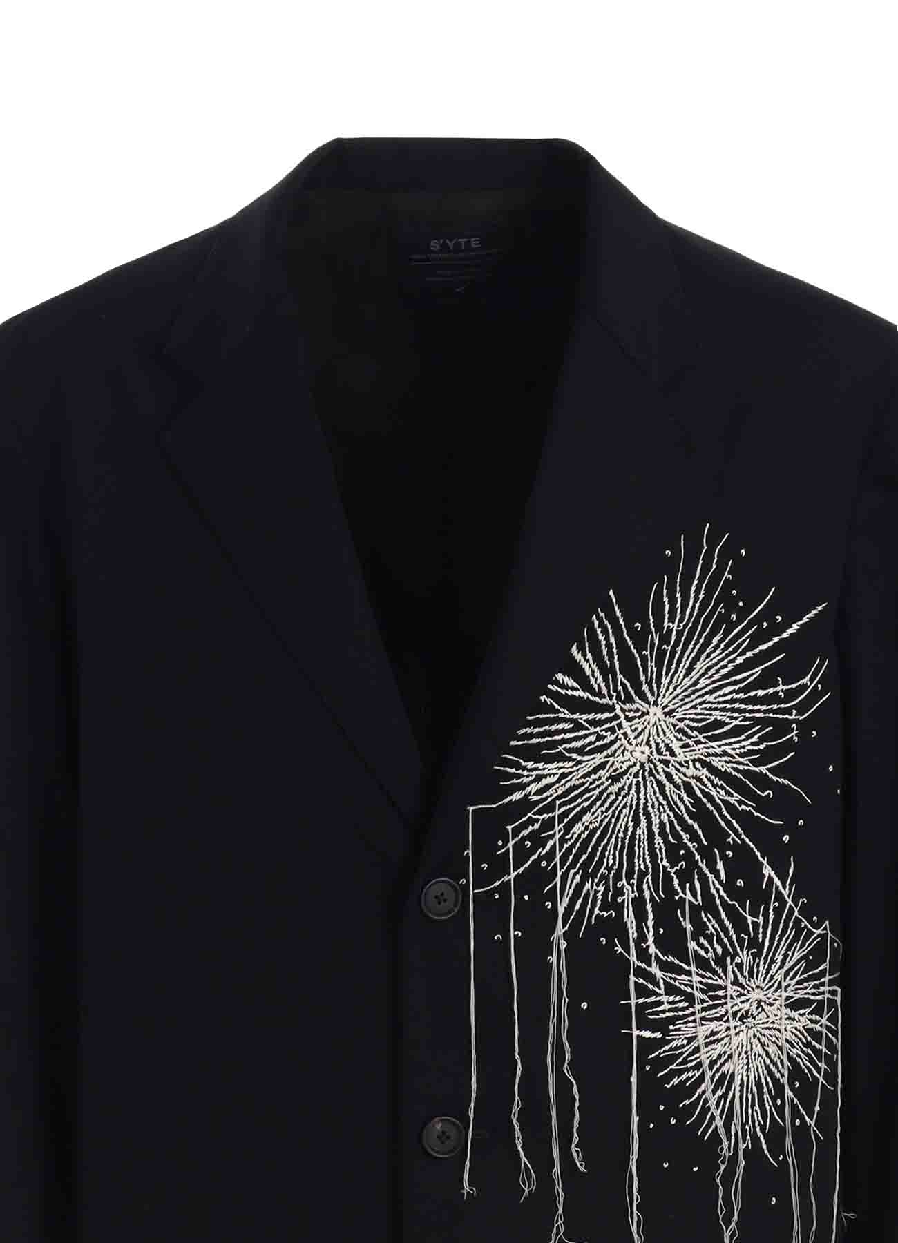 FIREWORKS EMBROIDERY LONG JACKET