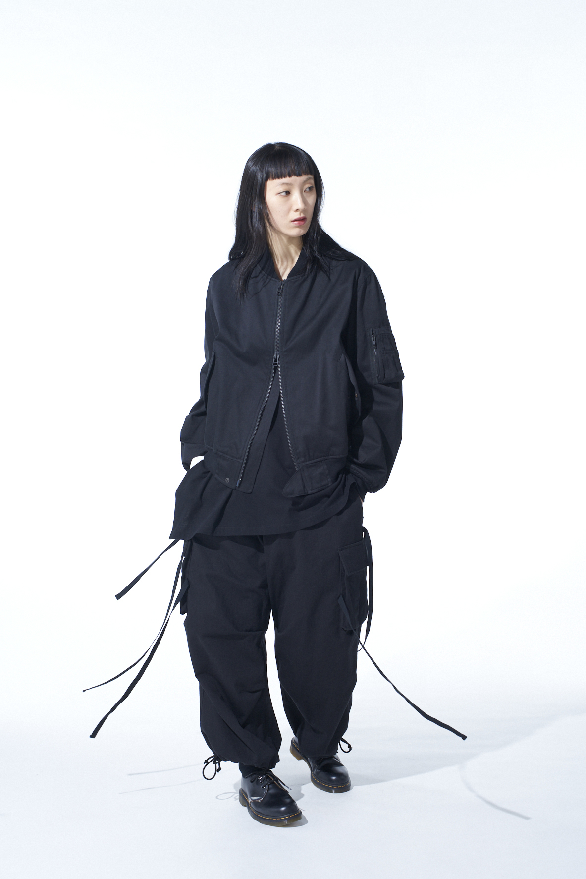 COTTON DRILL ARMY TECHNO PANTS