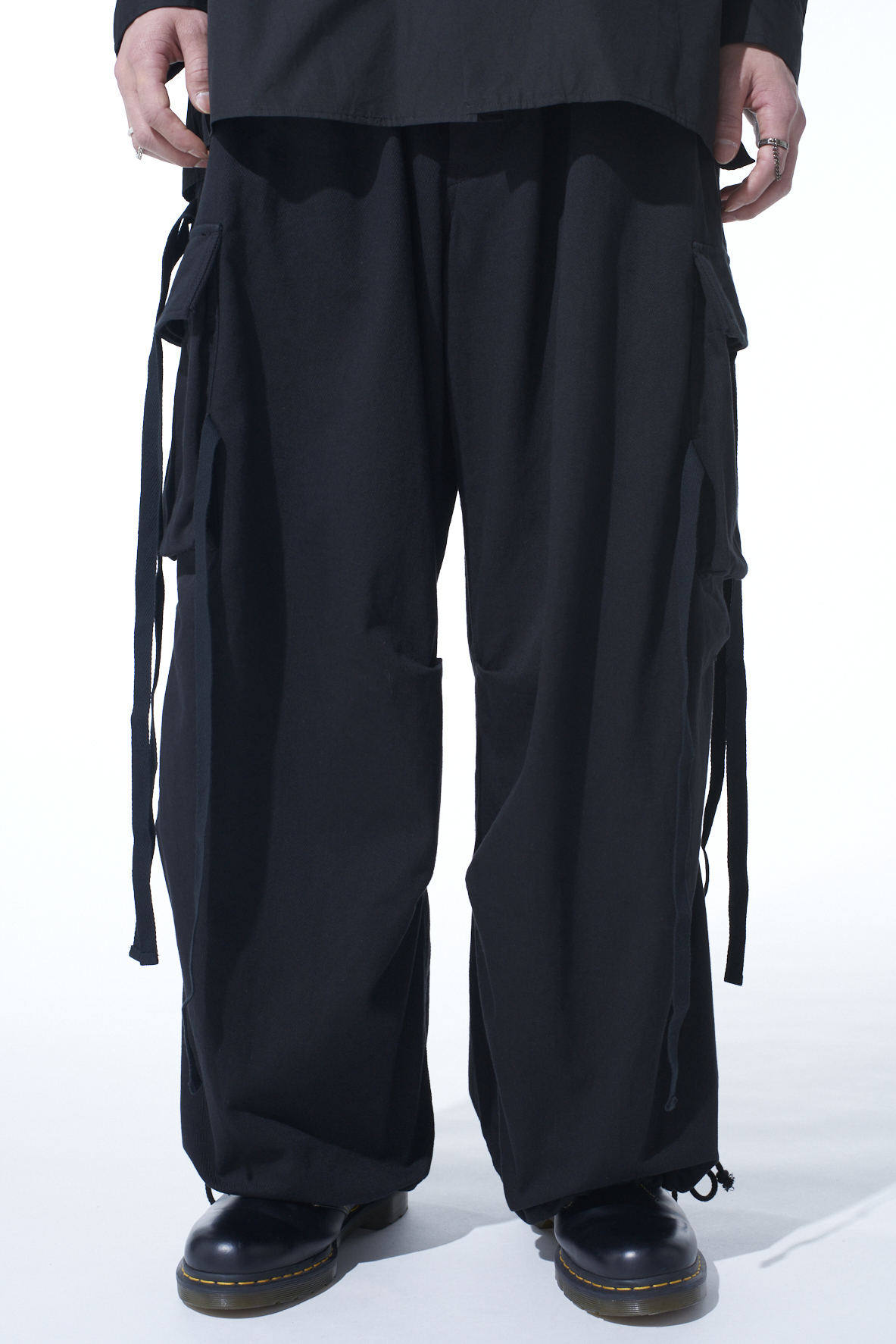 COTTON DRILL ARMY TECHNO PANTS