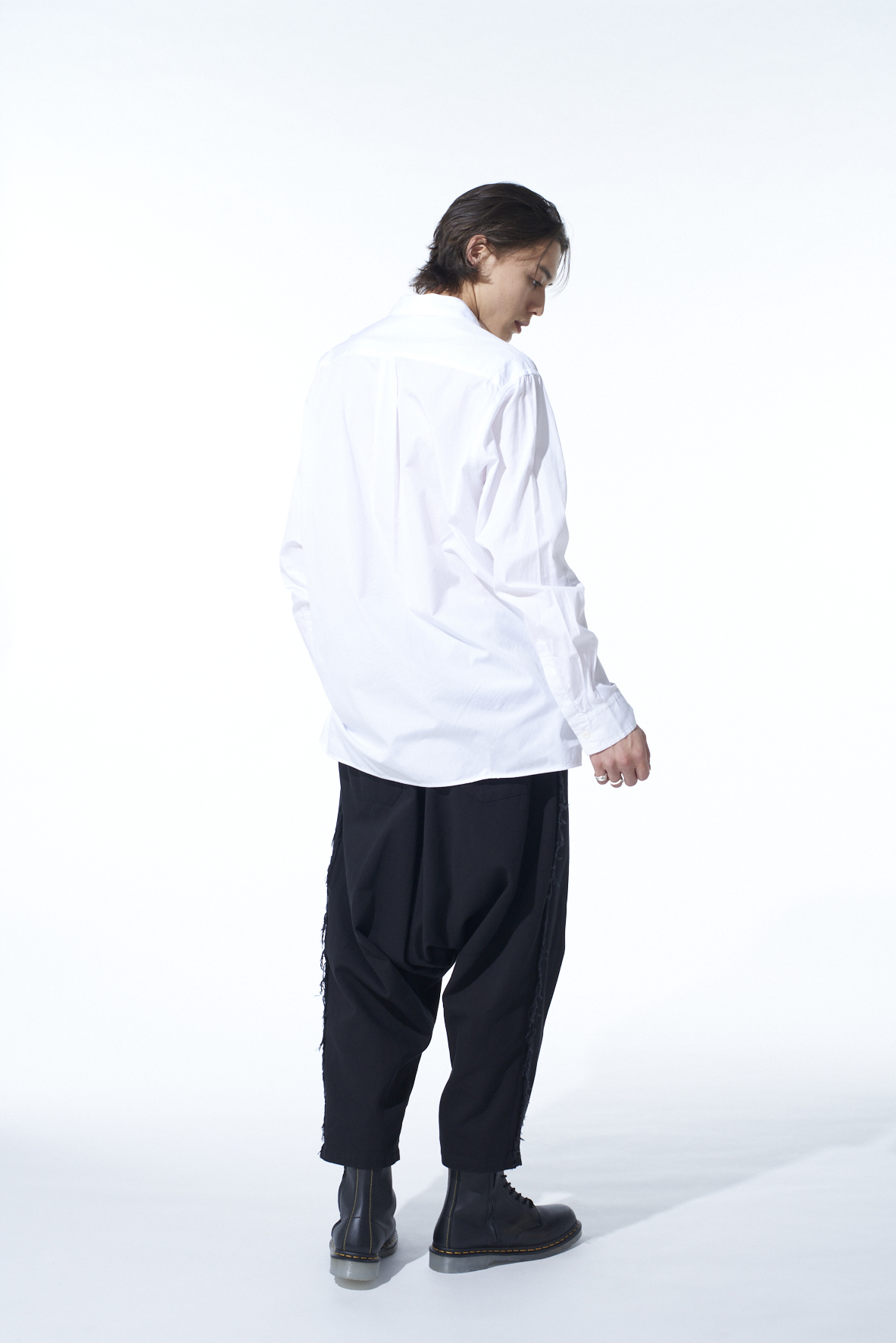 COTTON DRILL CUT-OUT SAROUEL PANTS