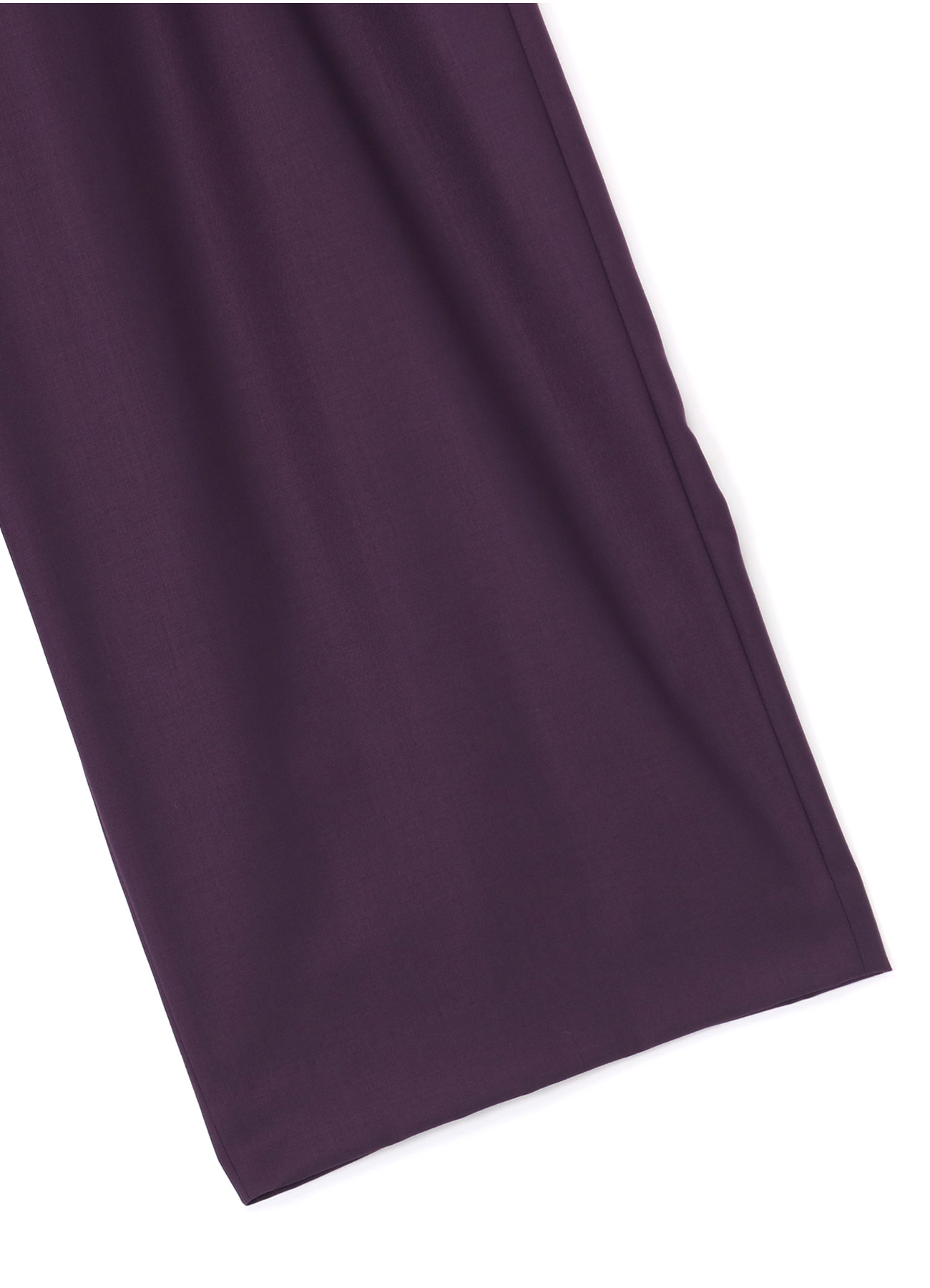PE/RY CLEAR TWILL 2-TUCK WIDE STRAIGHT PANTS