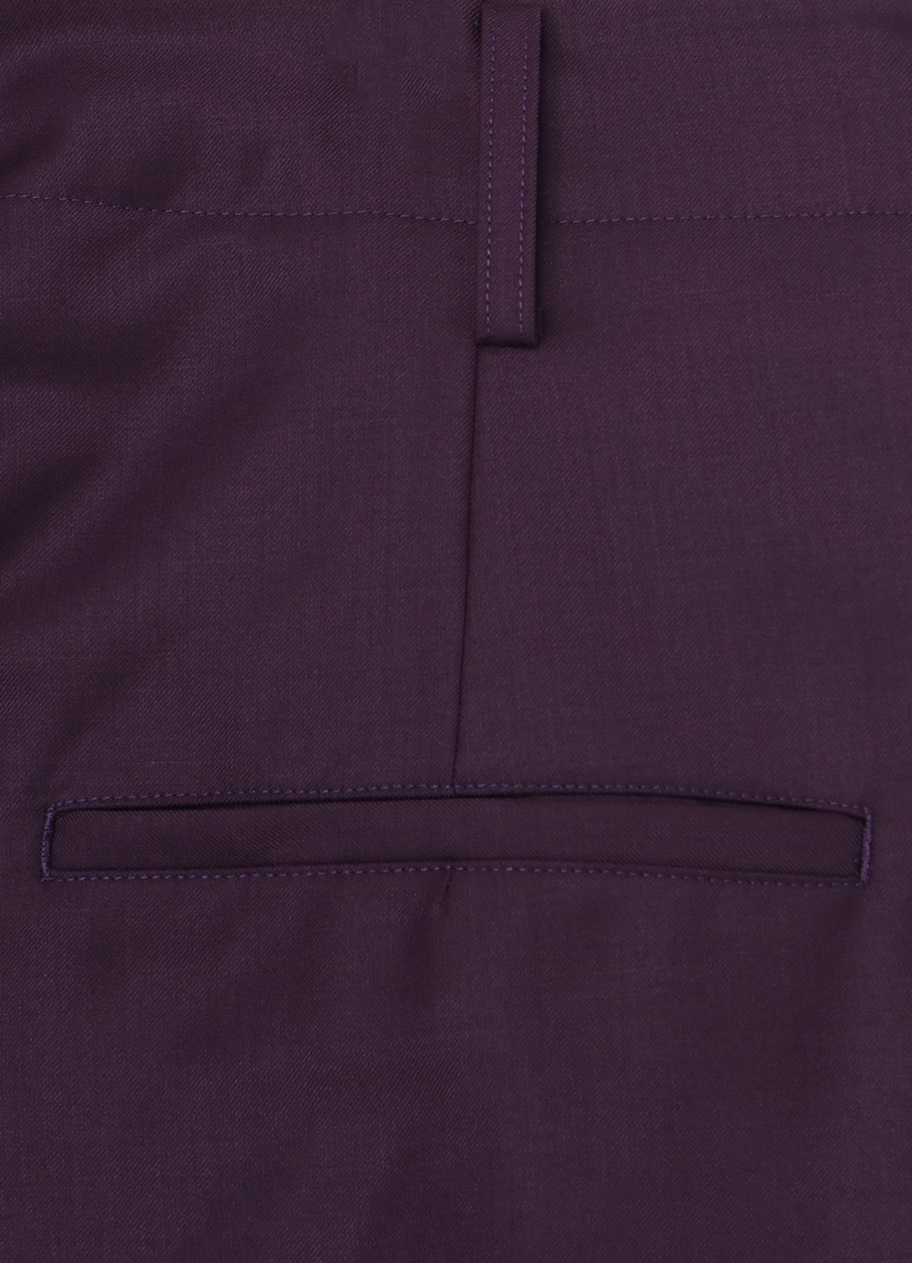 PE/RY CLEAR TWILL 2-TUCK WIDE STRAIGHT PANTS