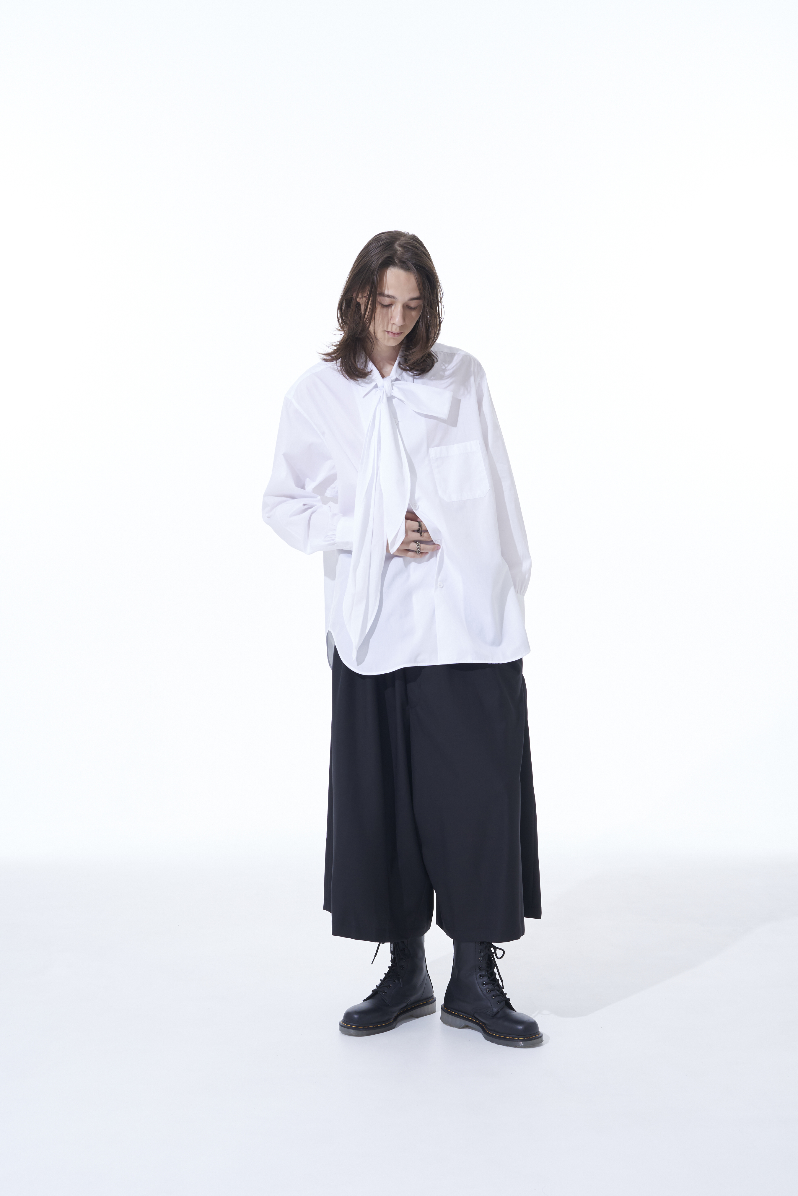 T/W GABARDINE CULOTTE PANTS