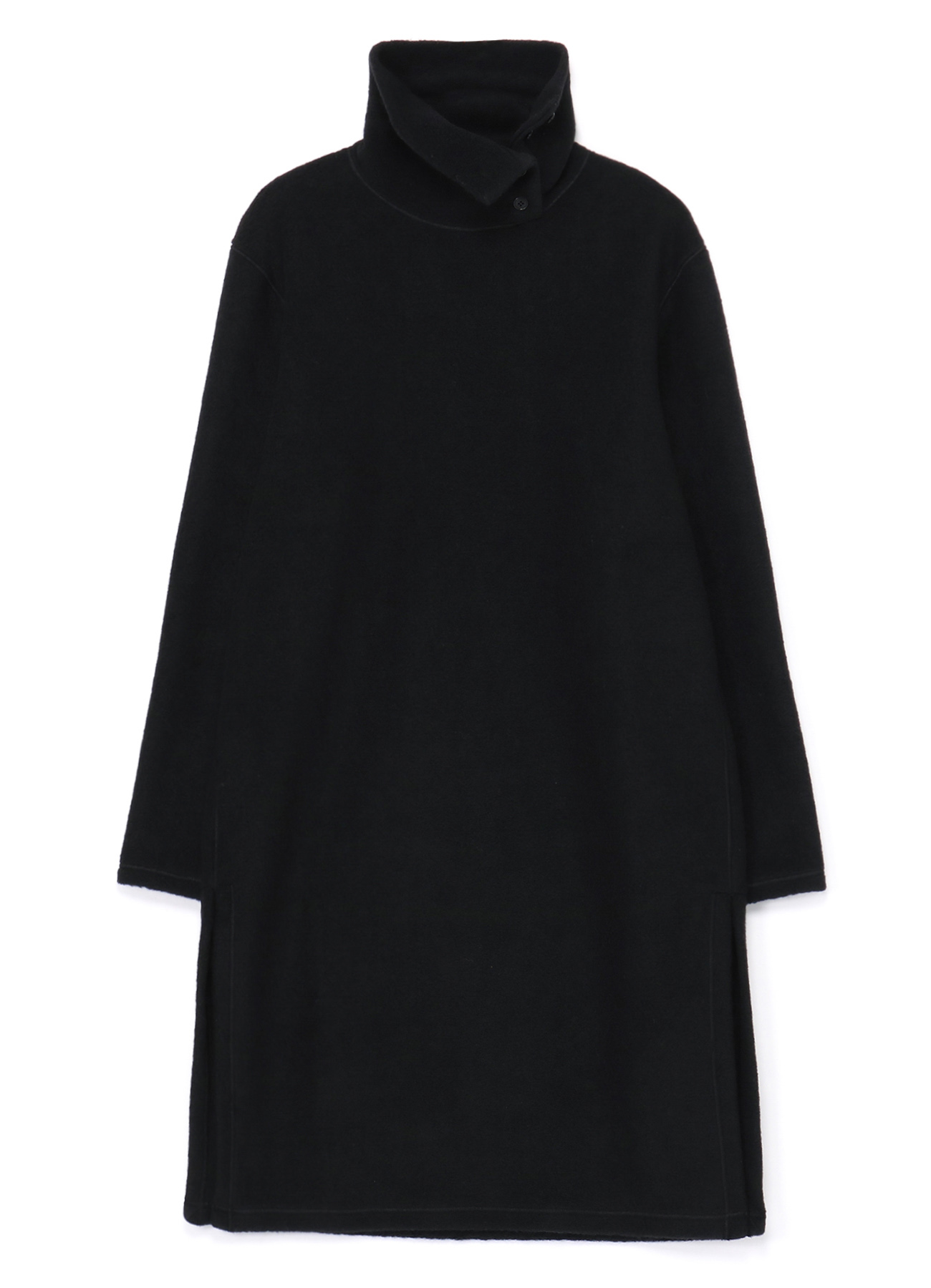 PE/W SLIVER JERSEY TURTLENECK LONG PULLOVER