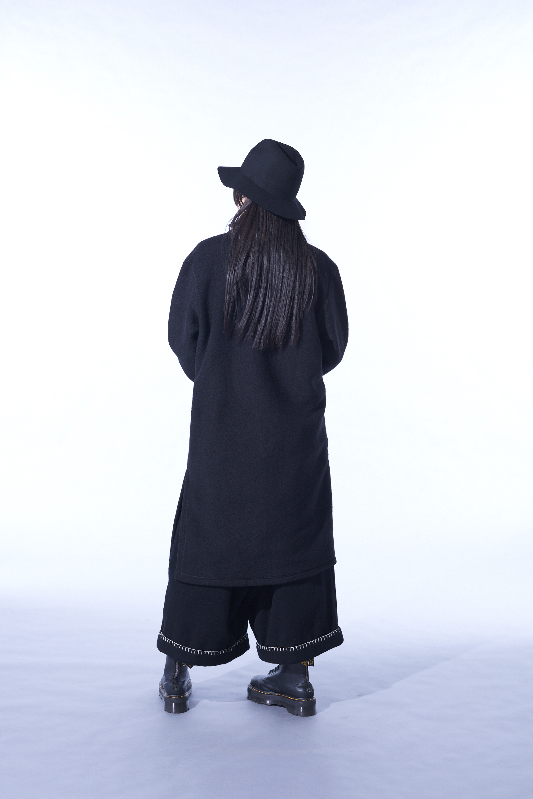 PE/W SLIVER JERSEY TURTLENECK LONG PULLOVER