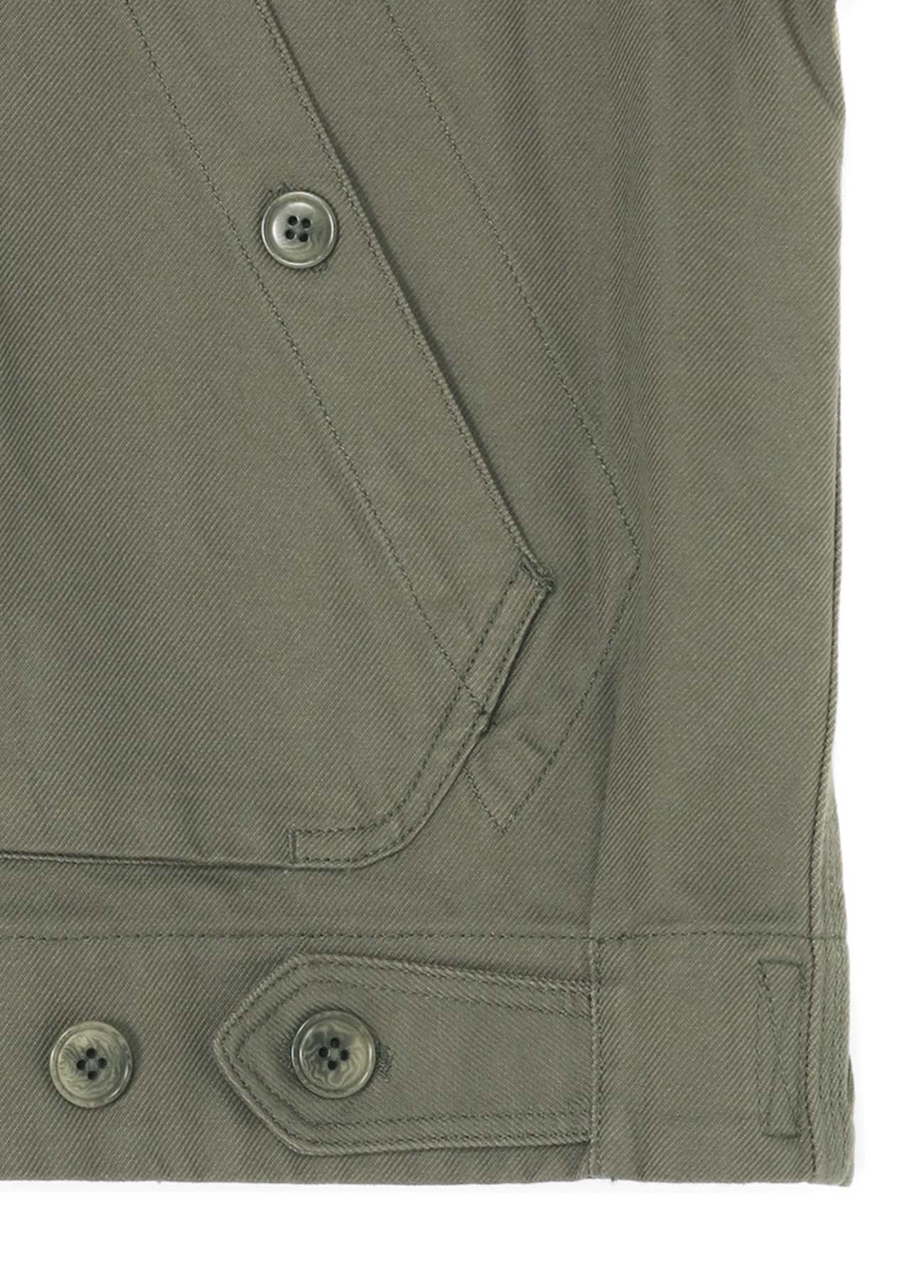 FRENCH WORKER SURGE WORK BLOUSON WITH ASYMMETRICAL OUT POCKETS
