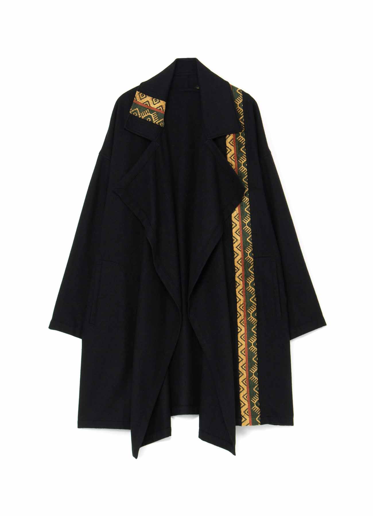 Flannel+Ecuadorian Woven Braid Switch Coat