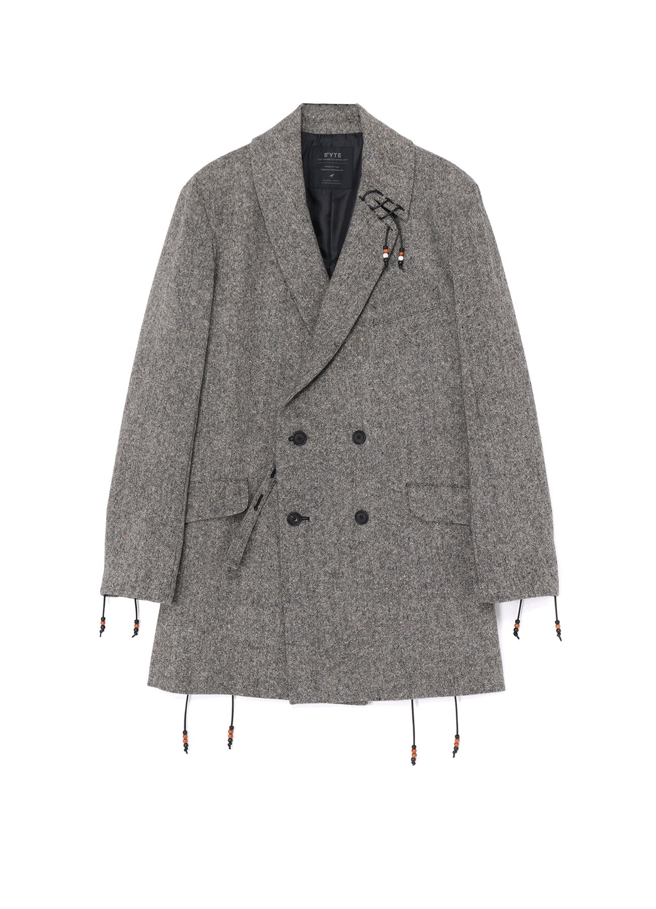 Etermine Nep Tweed Beaded Jacket