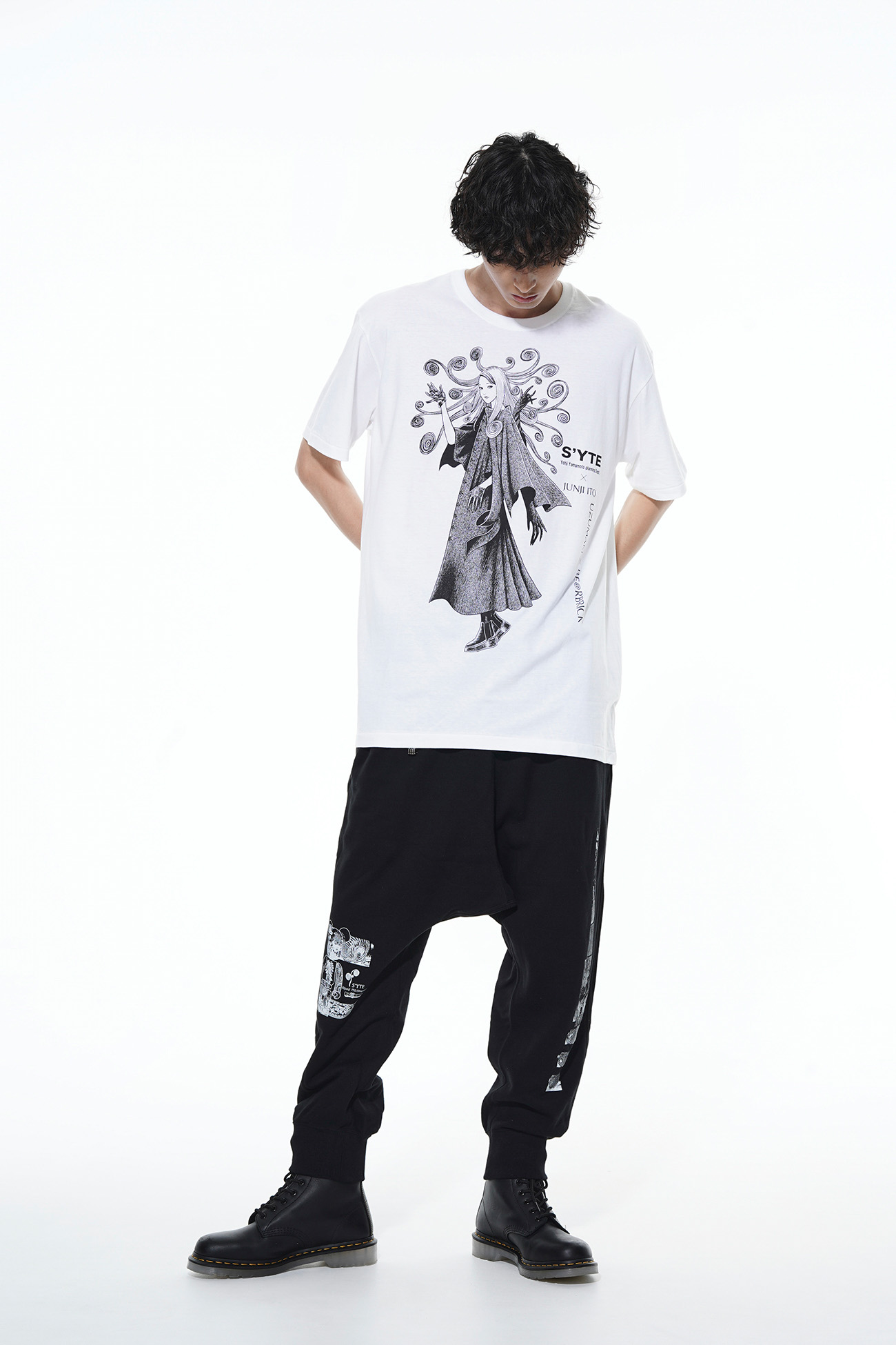 【8/25 12:00発売】BE@RBRICK × Junji ITO"Kirie" Uzumaki Wearing Yohji Yamamoto T-shirt