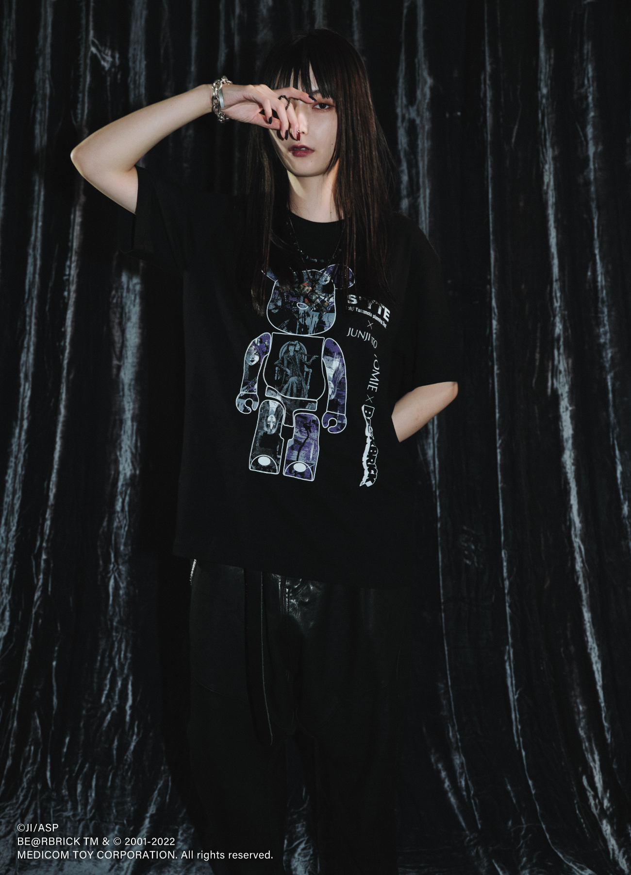 【9/1 12:00発売】BE@RBRICK × Junji ITO "Tomie" Masterpiece Collection Cover T-shirt