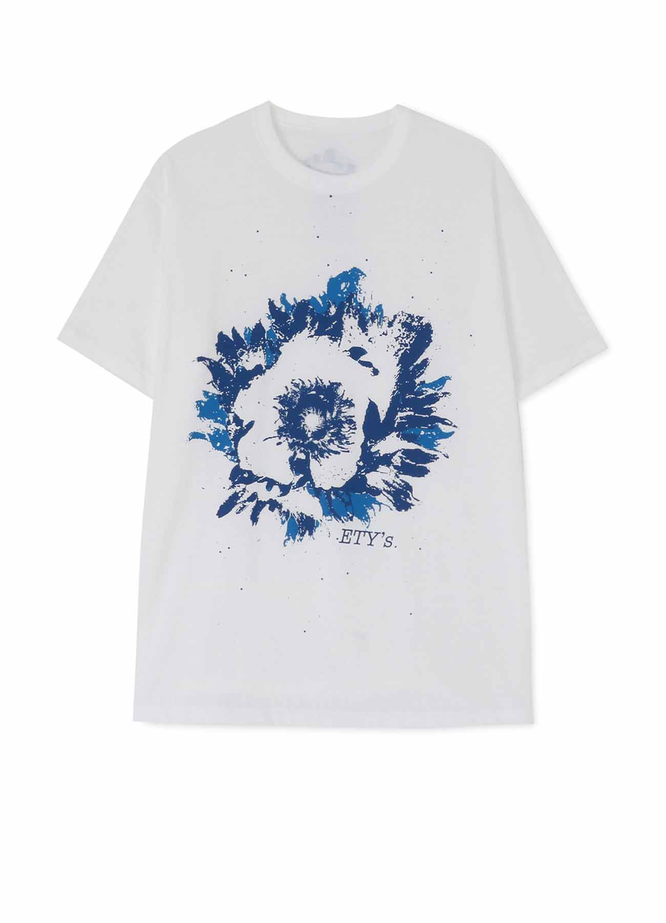 20/Cotton Jersey Opium Poppy Flowers T-shirt