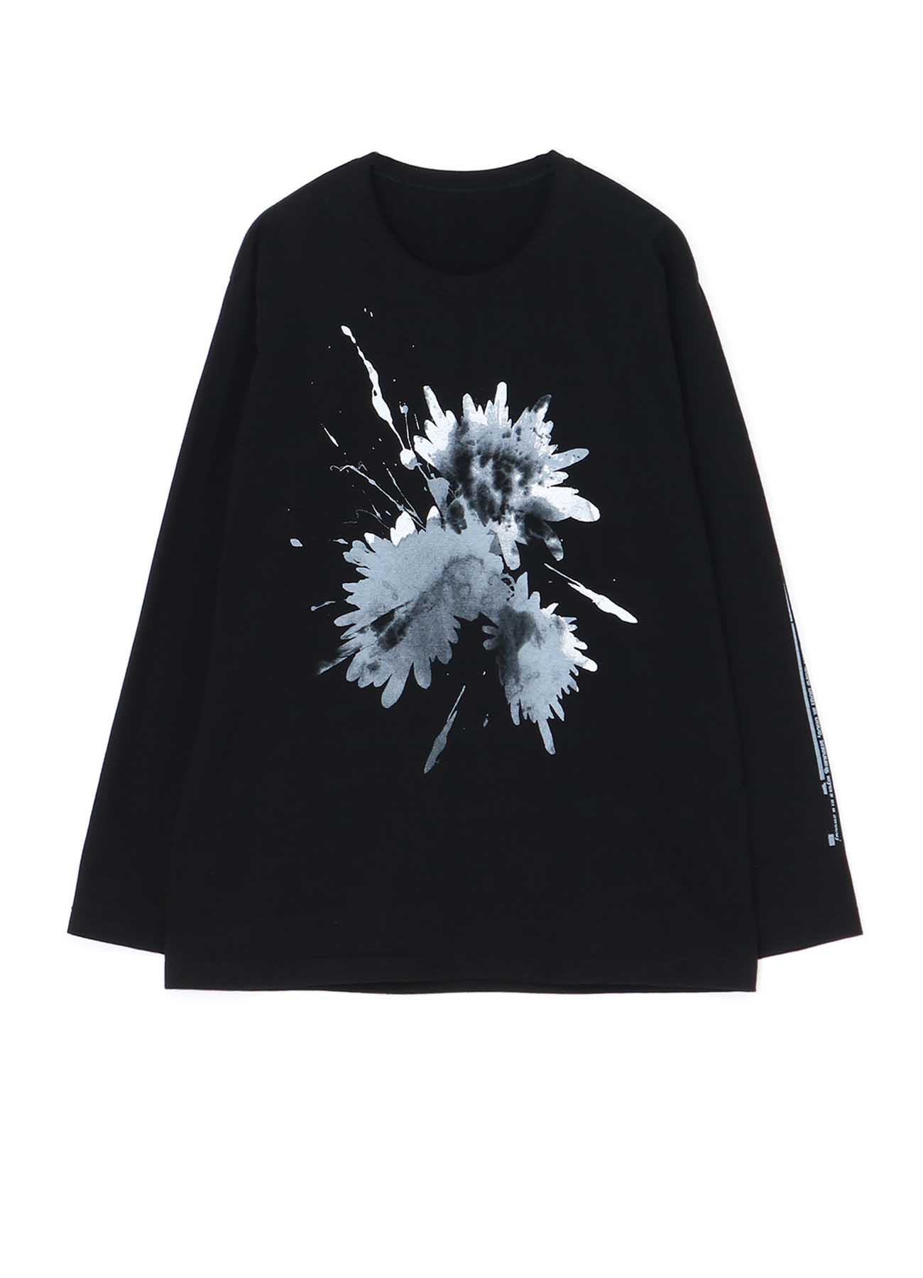Chrysanthemum Print Long Sleeve T-shirt