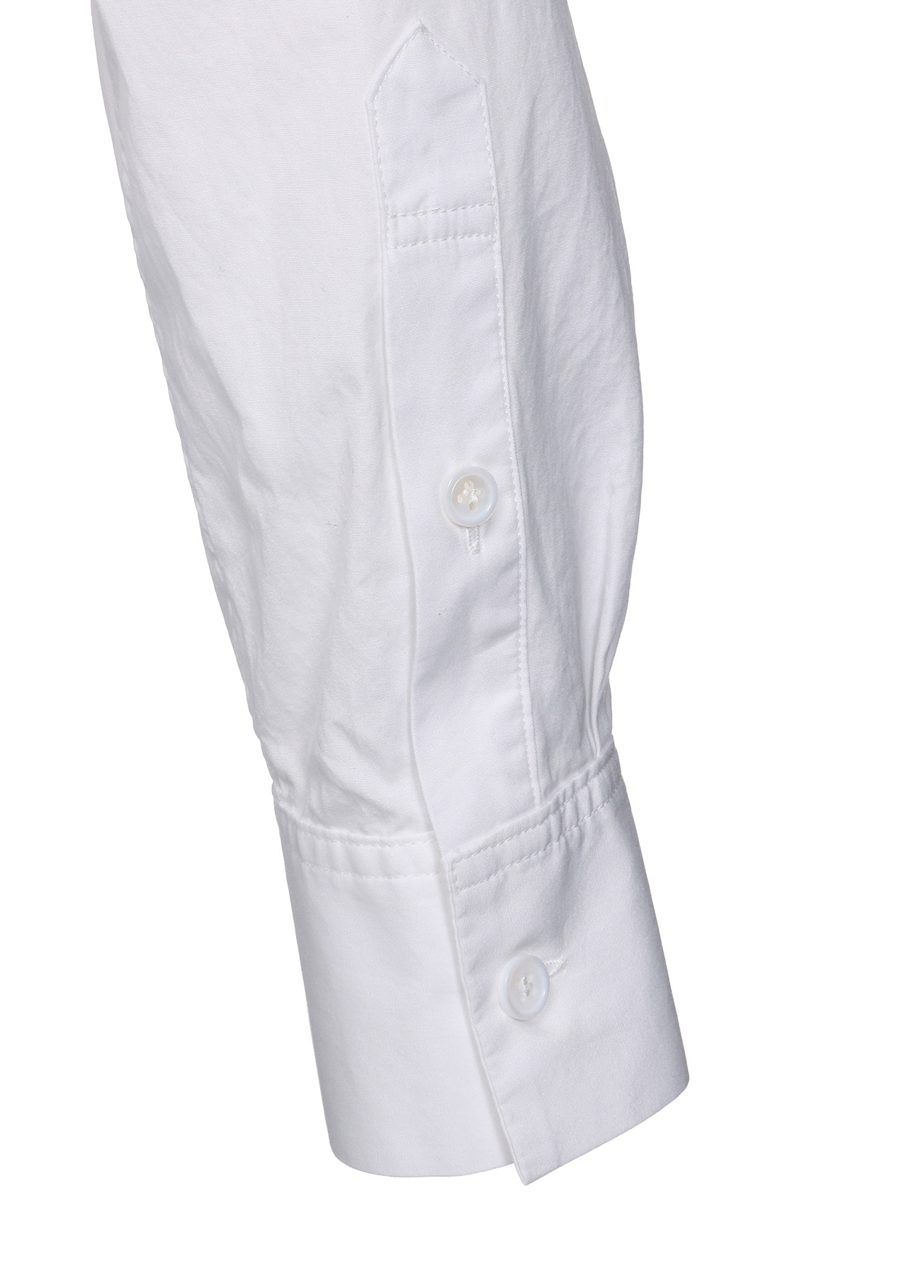 COTTON BROAD CLOTH DECONSTRUCTED CHEST POCKETS SHIRT