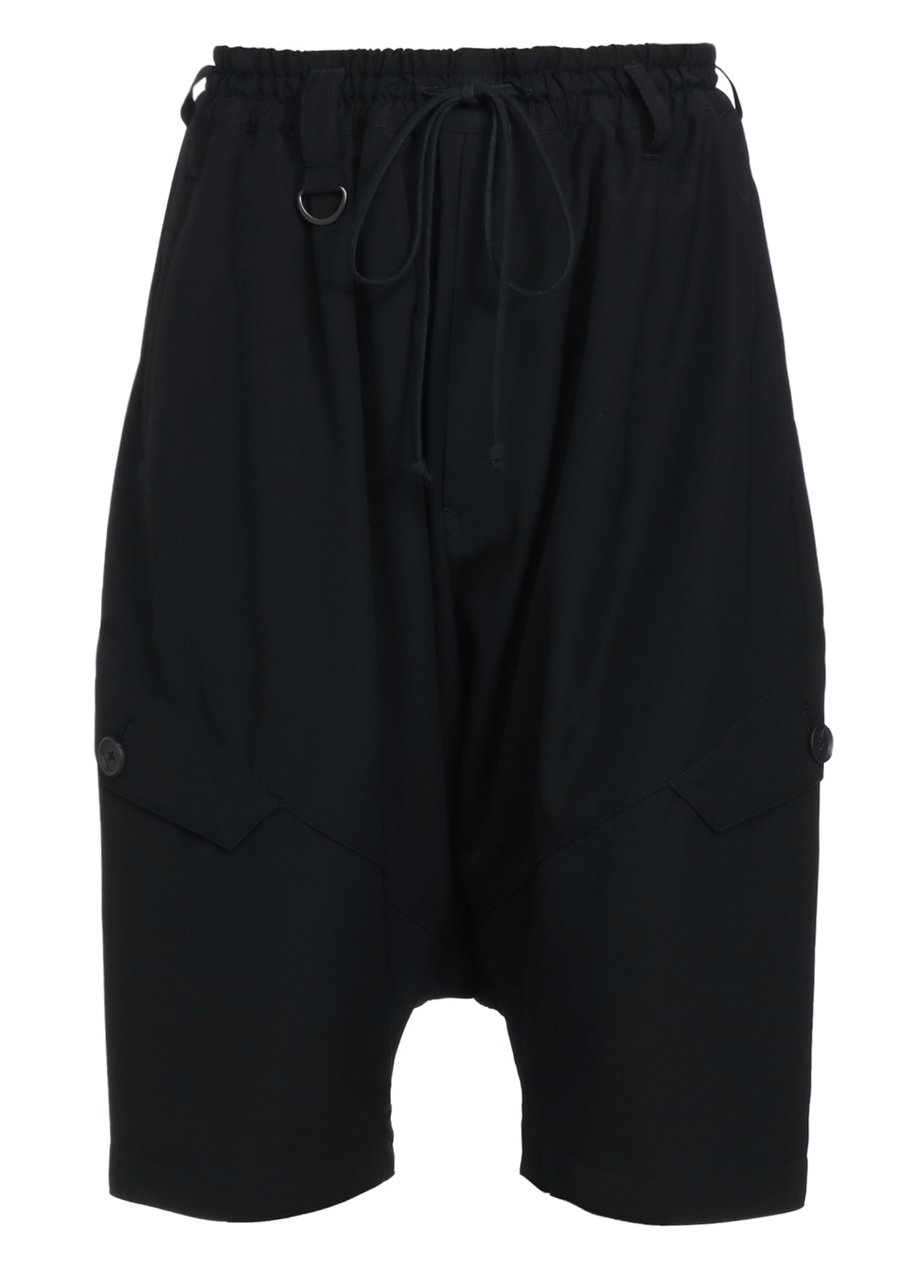 POLYESTER GABARDINE 6-QUARTER-LENGTH SARUEL SHORTS