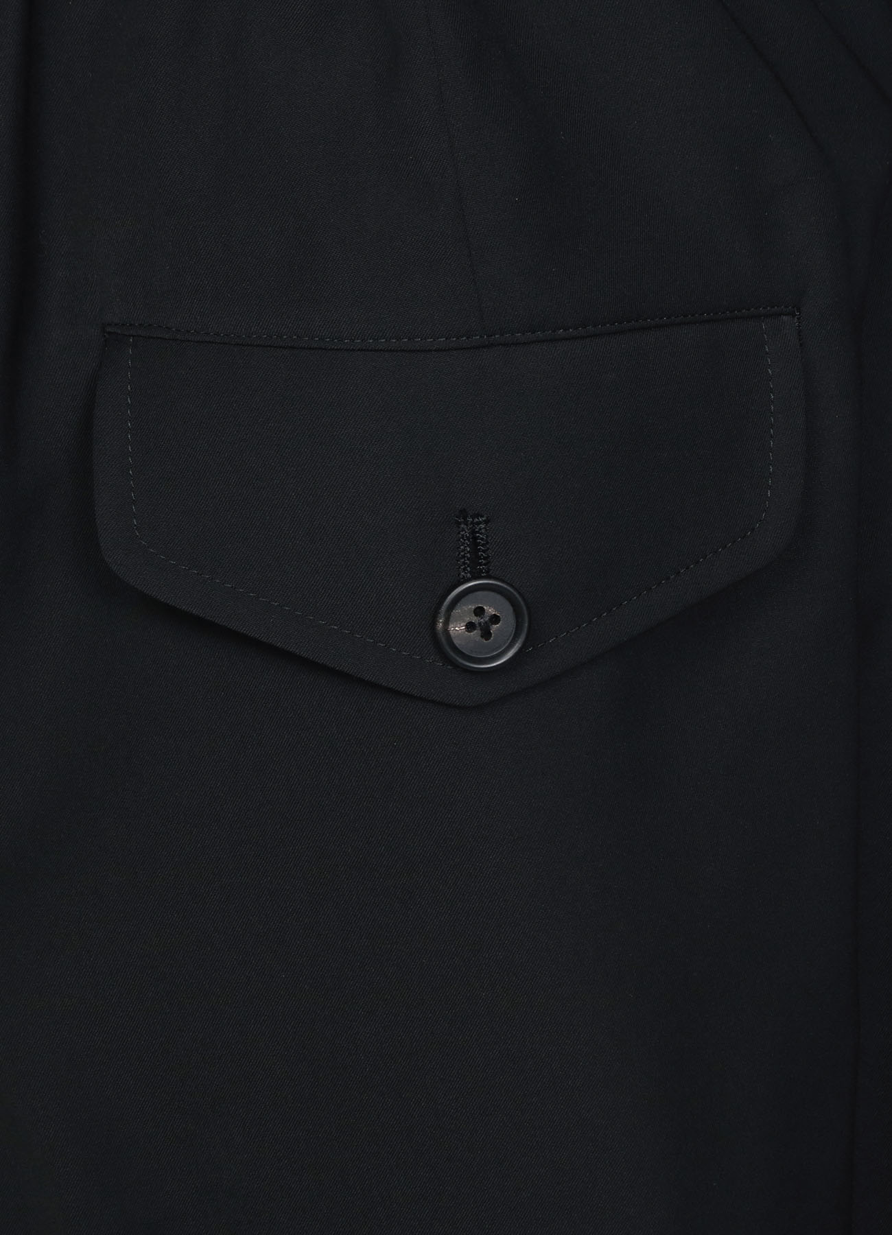 POLYESTER GABARDINE CARGO PANTS WITH BELTED HEMS
