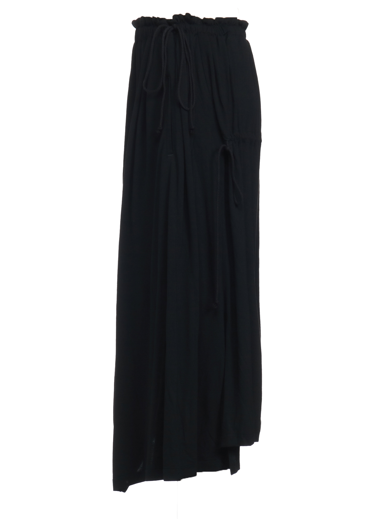 RAYON JERSEY STRINGS GATHERED SKIRT