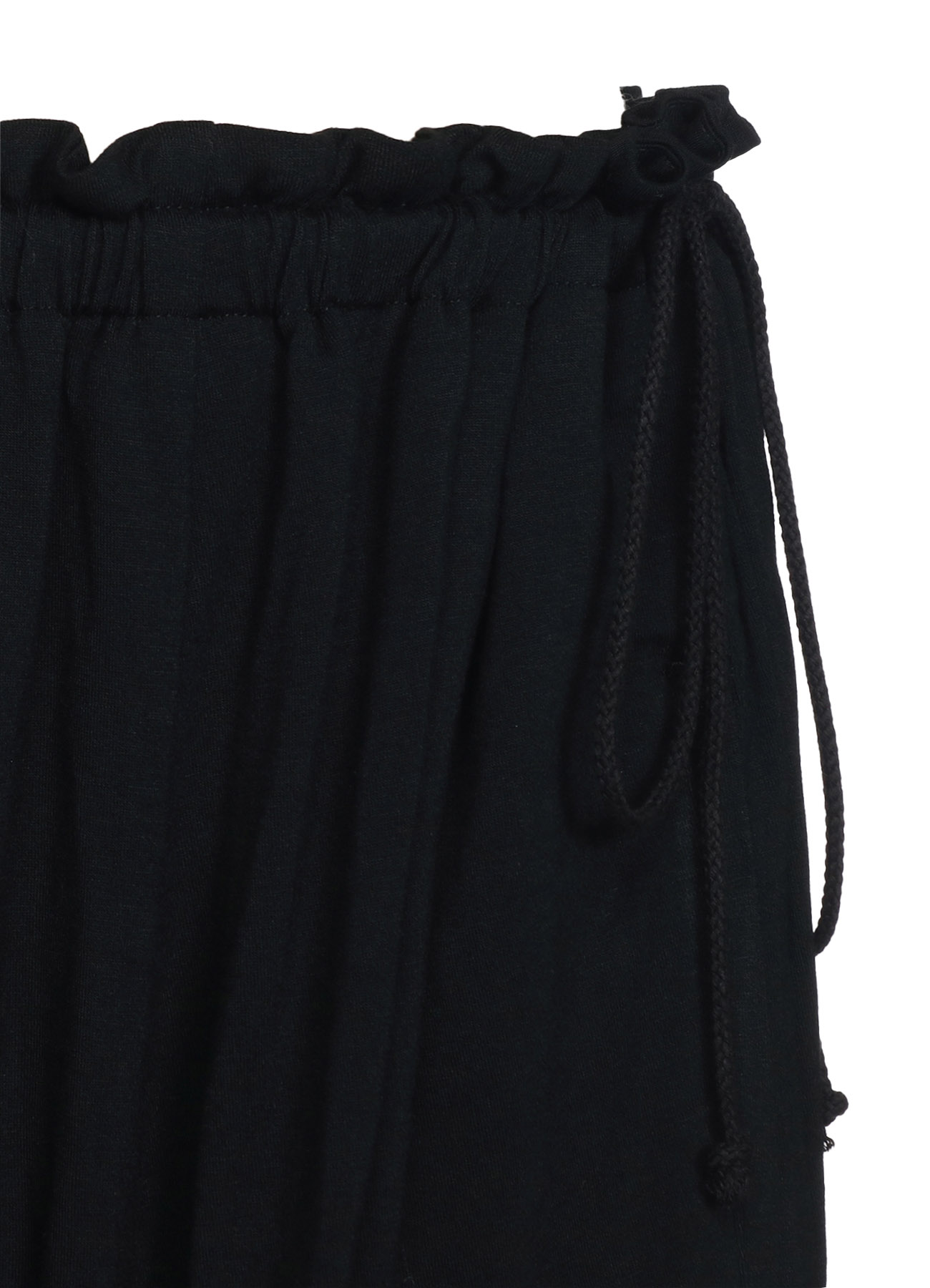 RAYON JERSEY STRINGS GATHERED SKIRT