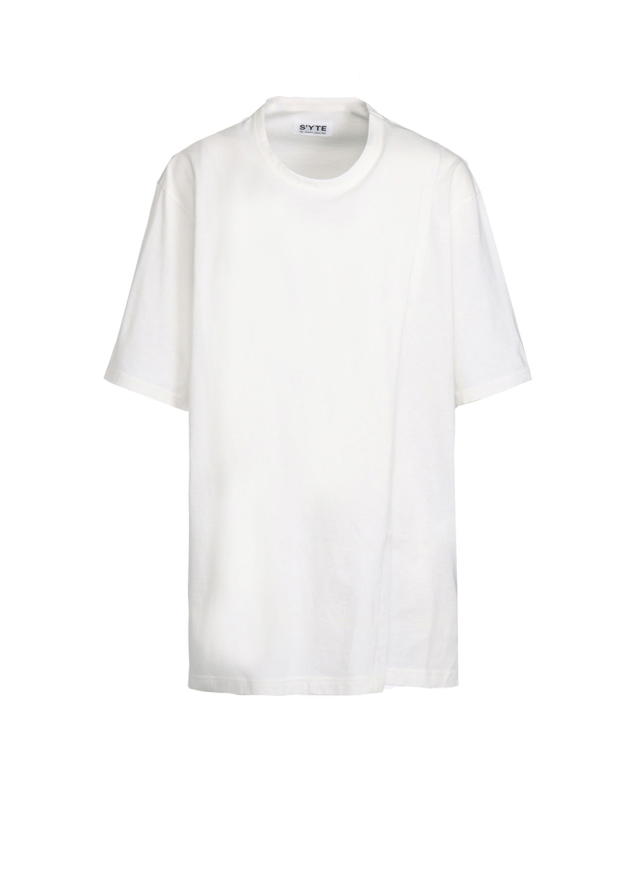 COTTON JERSEY LAYERED T-SHIRT