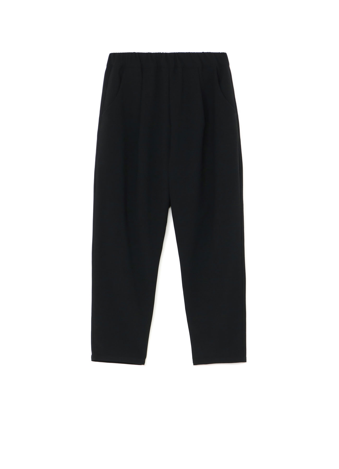 STRETCH DOUBLE WEAVE TUCK PANTS