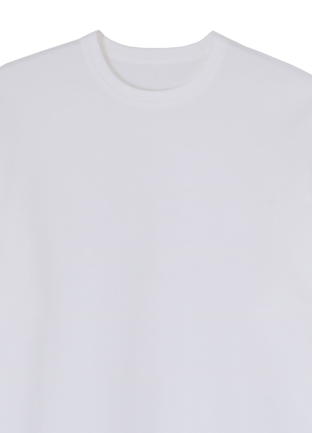 40/2 COTTON JERSEY LONG SLEEVE SHIRT (M)(M White): Y's for living