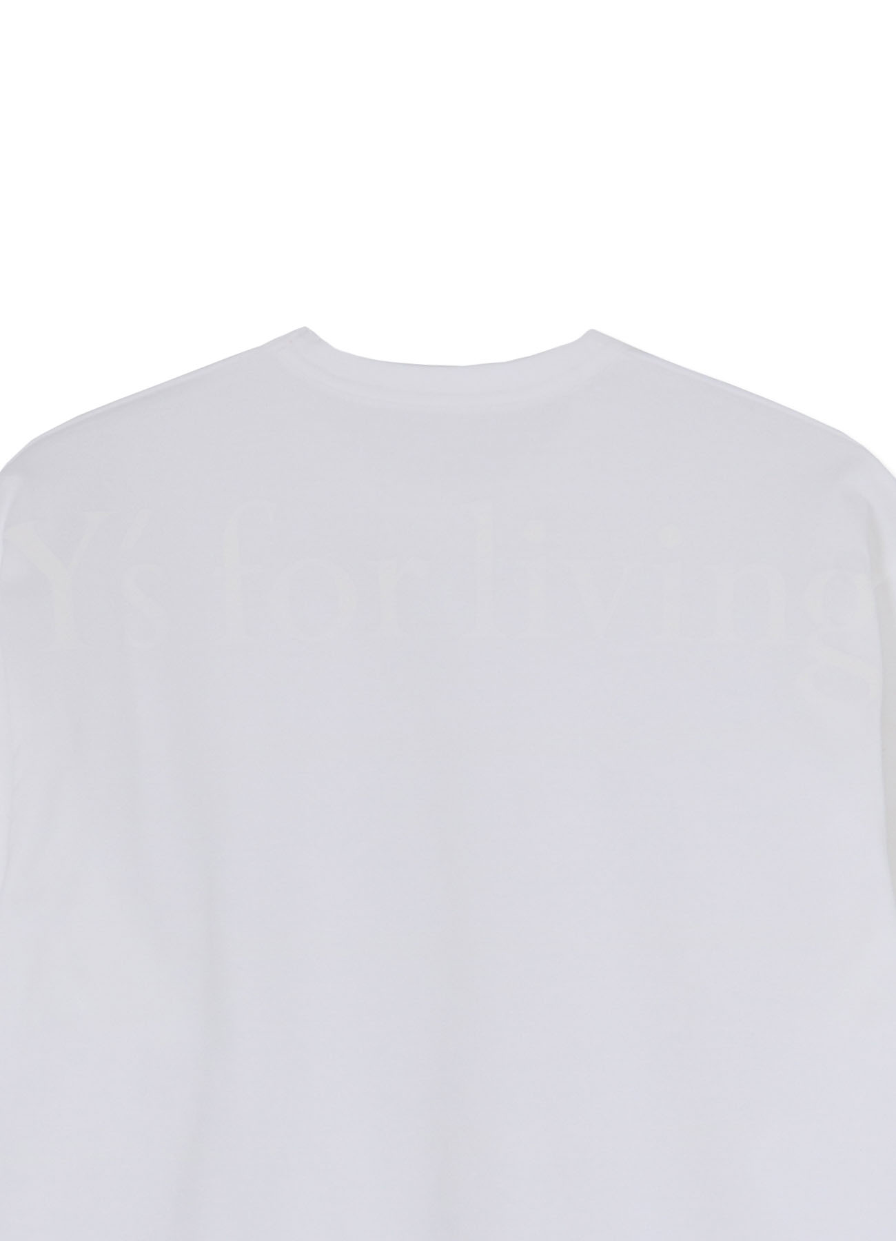 40/2 COTTON JERSEY LONG SLEEVE SHIRT (M)(M White): Y's for living