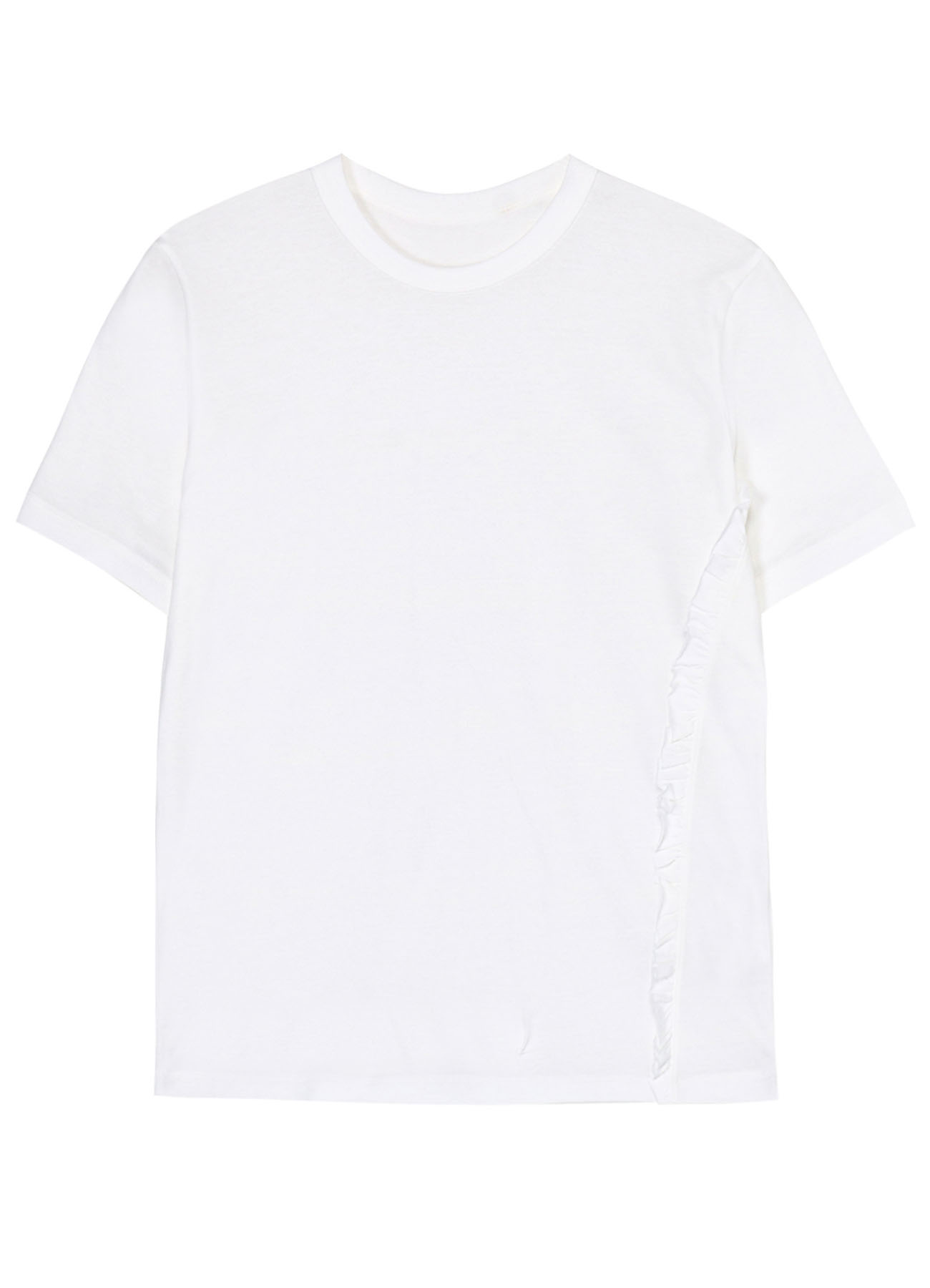 COTTON JERSEY FRILL T-SHIRTS