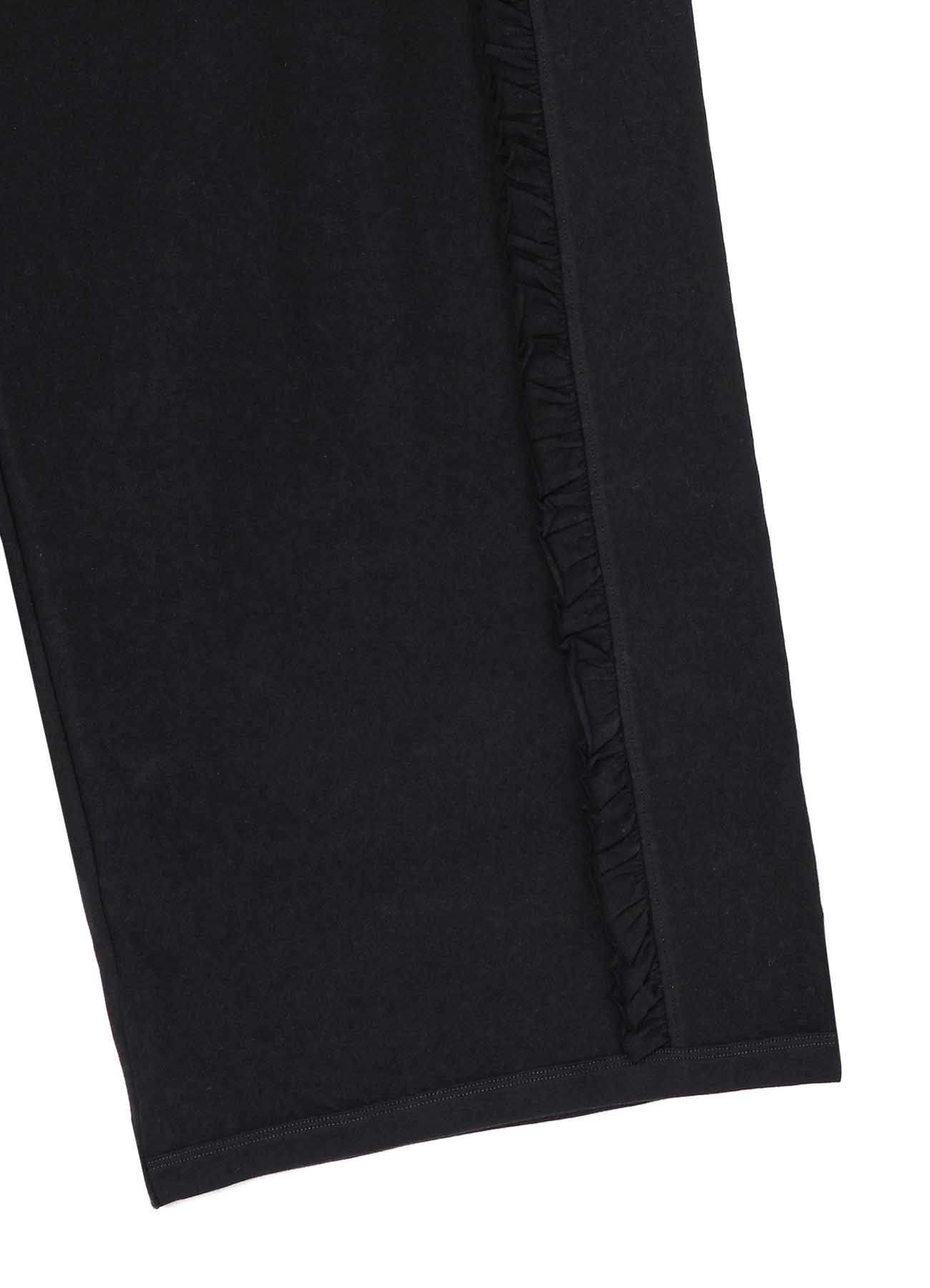 COTTON JERSEY FRILL 4/5 LENGTH PANTS