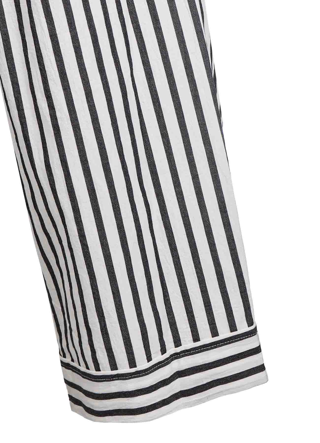 COTTON STRIPE PANTS (L)