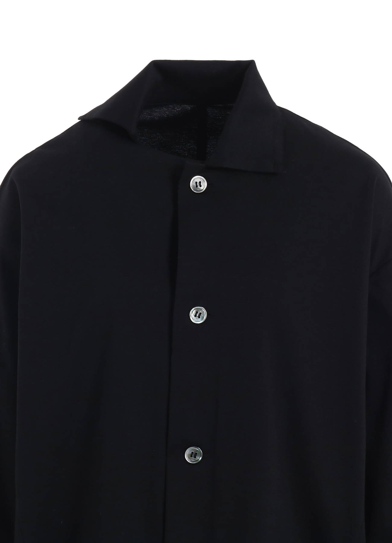 60/1 COTTON SMOOTH ASYMMETRIC COLLAR SHIRT