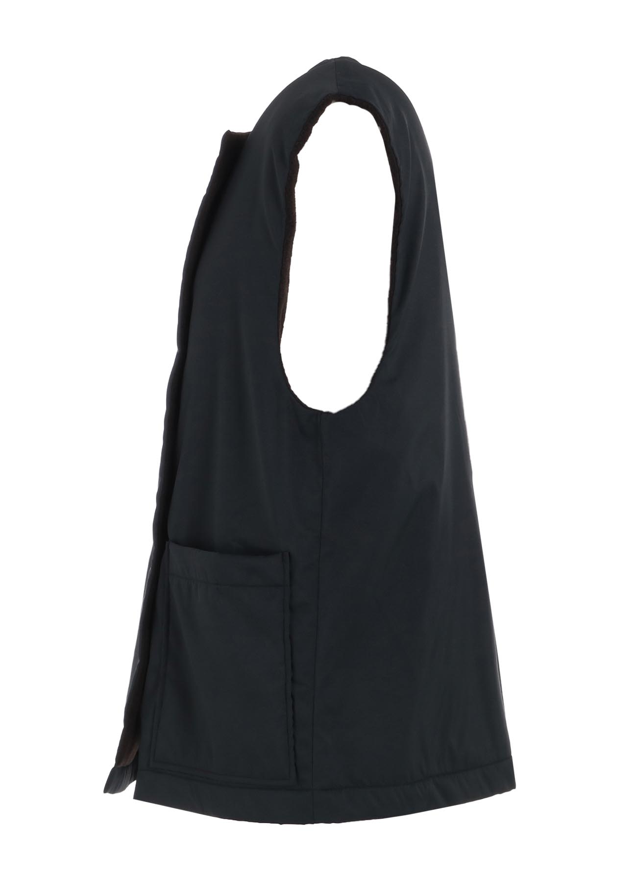 STRETCH TAFFETA + FLEECE VEST