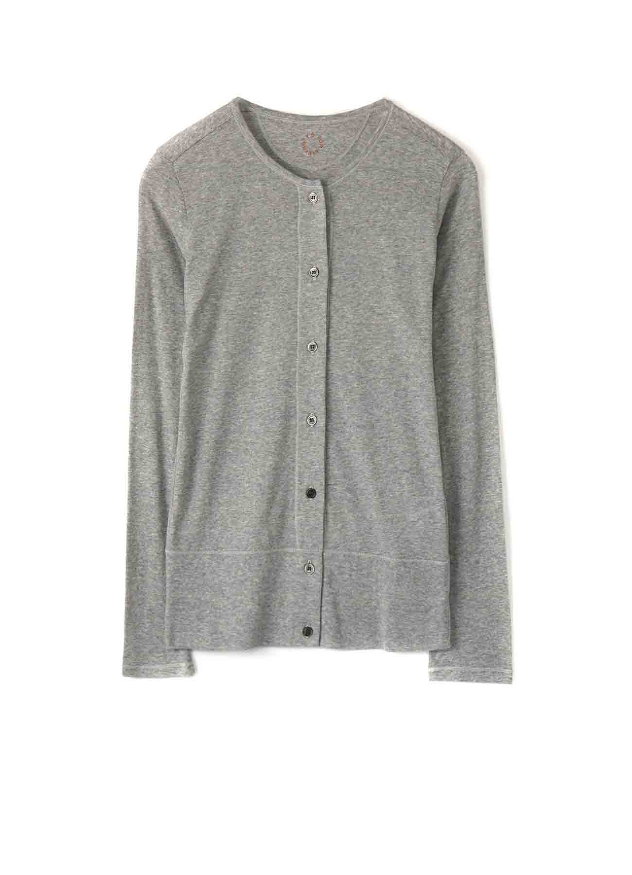 60/- COTTON SOFT RIB JERSEY CARDIGAN