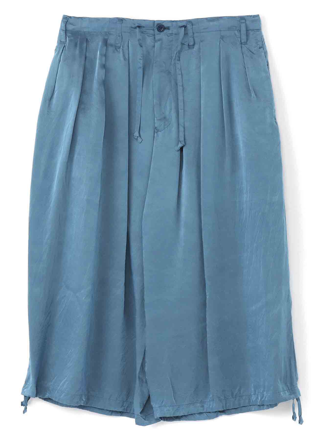 No.10 String Hem Wide Pants Yarn-Dyed Cupra