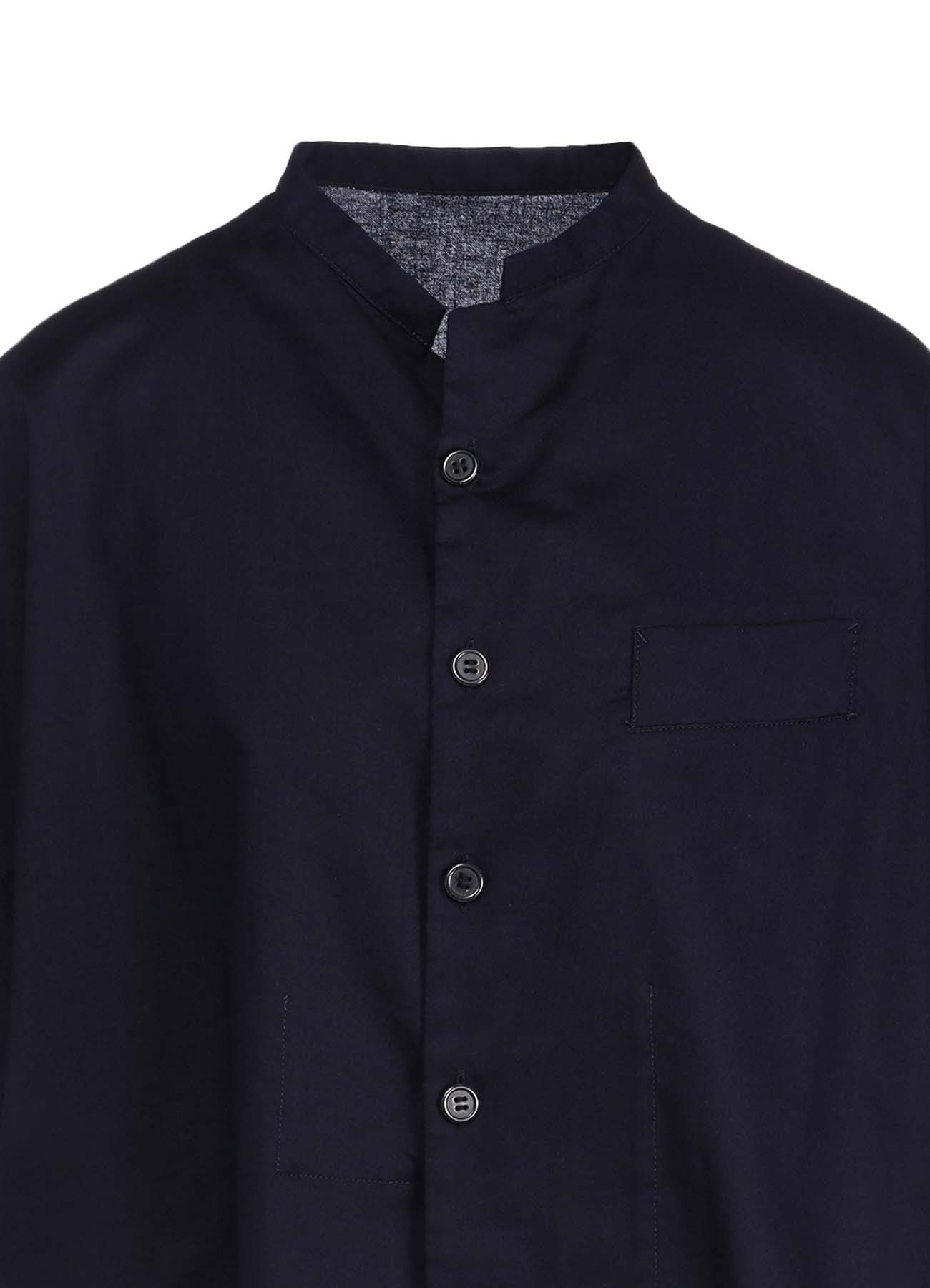 [Y's BORN PRODUCT] THIN COTTON TWILL HALF SLEEVE BOX SHIRT