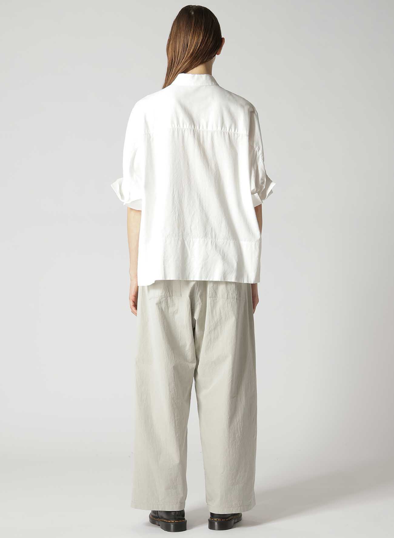 [Y's BORN PRODUCT] THIN COTTON TWILL WIDE CUFF SHIRT